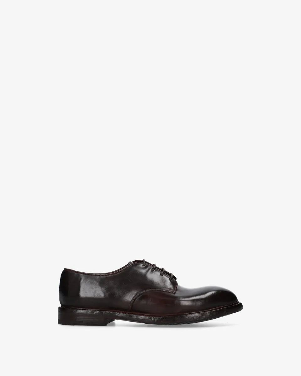 Premiata Derby cordovan chaussures ville homme pointure 9 cuir