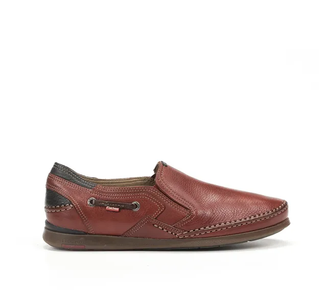 Fluchos Mariner 9883 slip-on homme rouge cuir