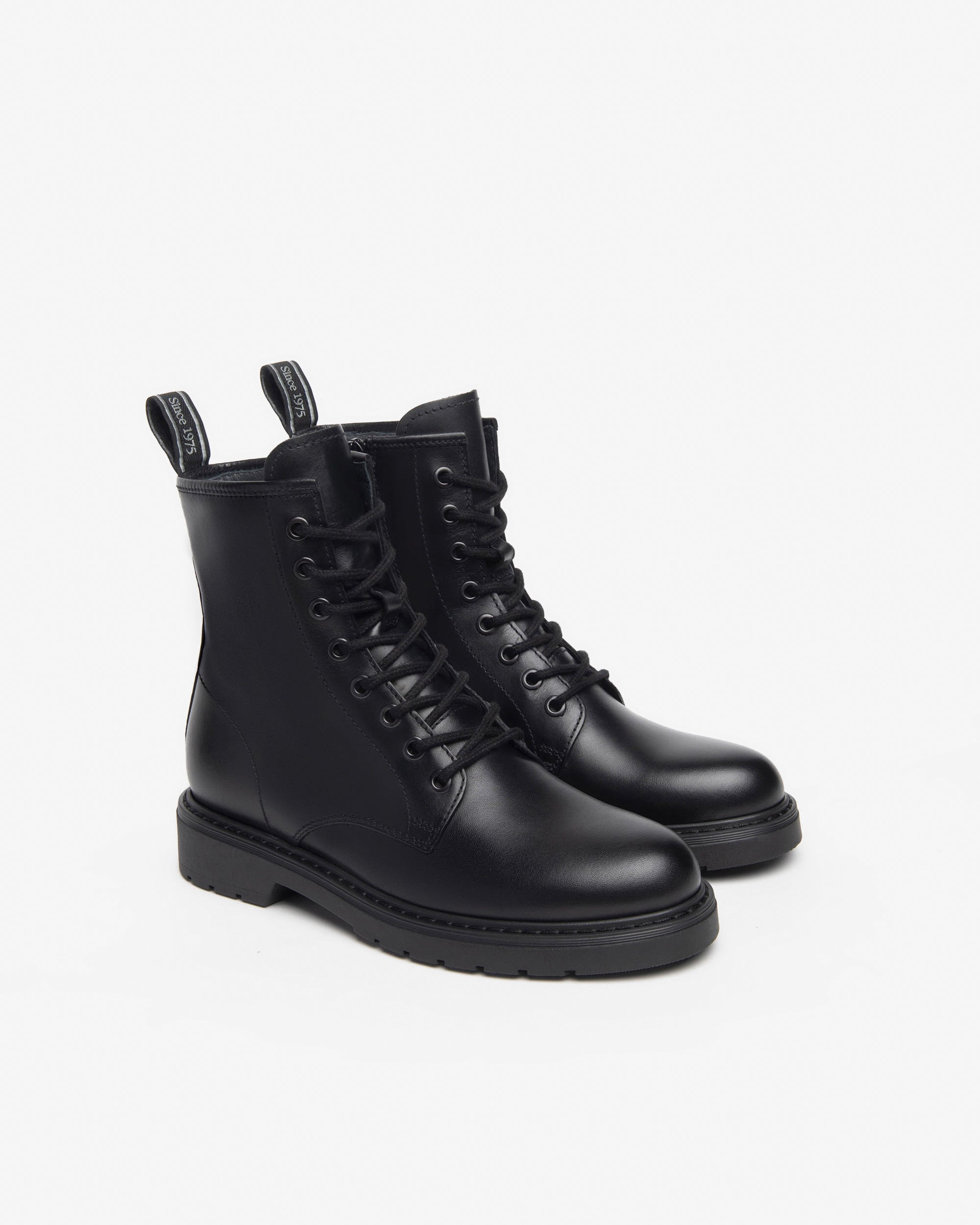 Nero Giardini Combat Boots rangers cuir femme Dry-Go