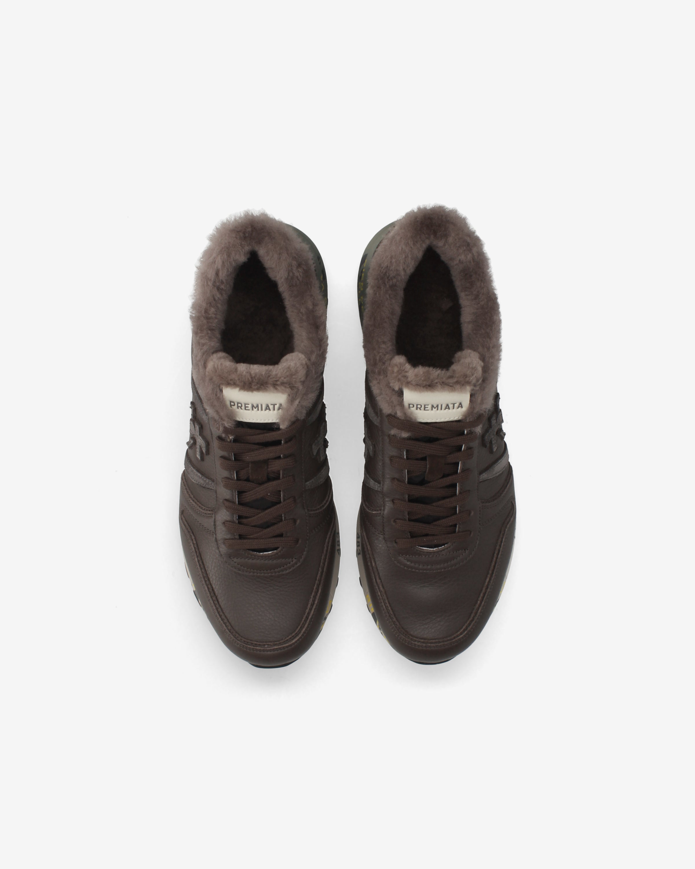 Premiata Lander 8658m sneakers marron cuir