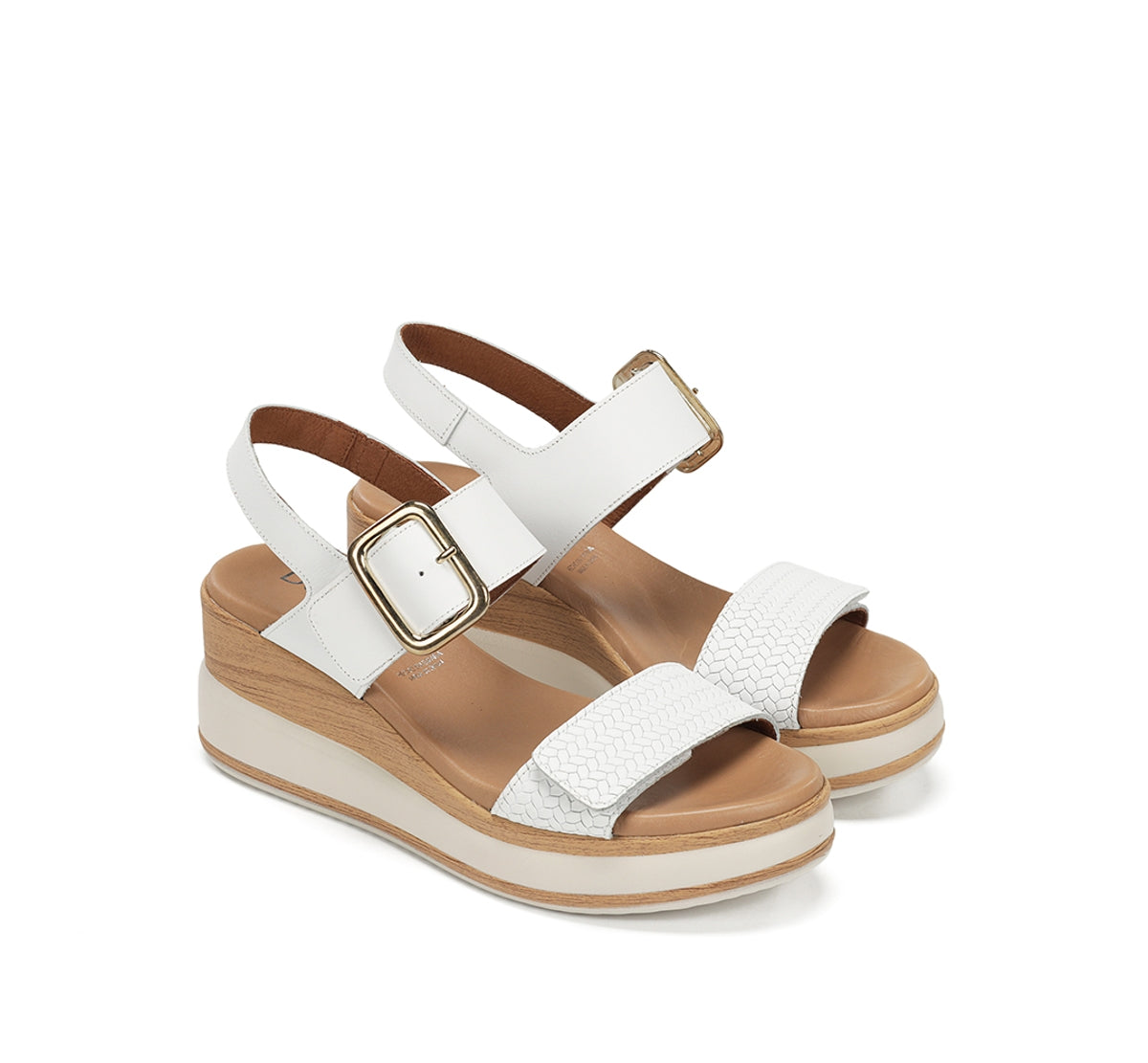 Fluchos Dorking Prince D9642 sandale blanche plateforme