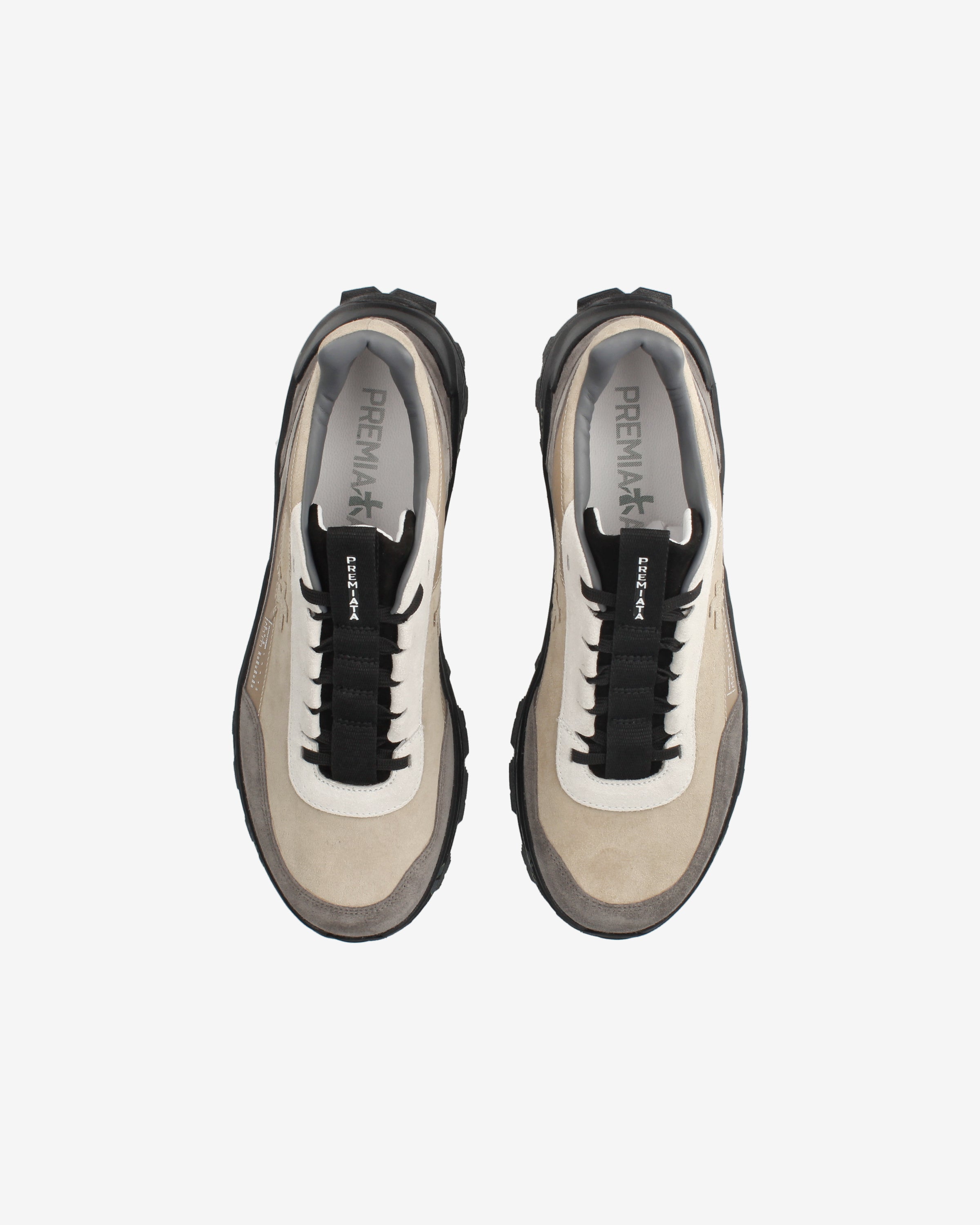 Premiata Devin 434 sneakers homme beige suède Vibram