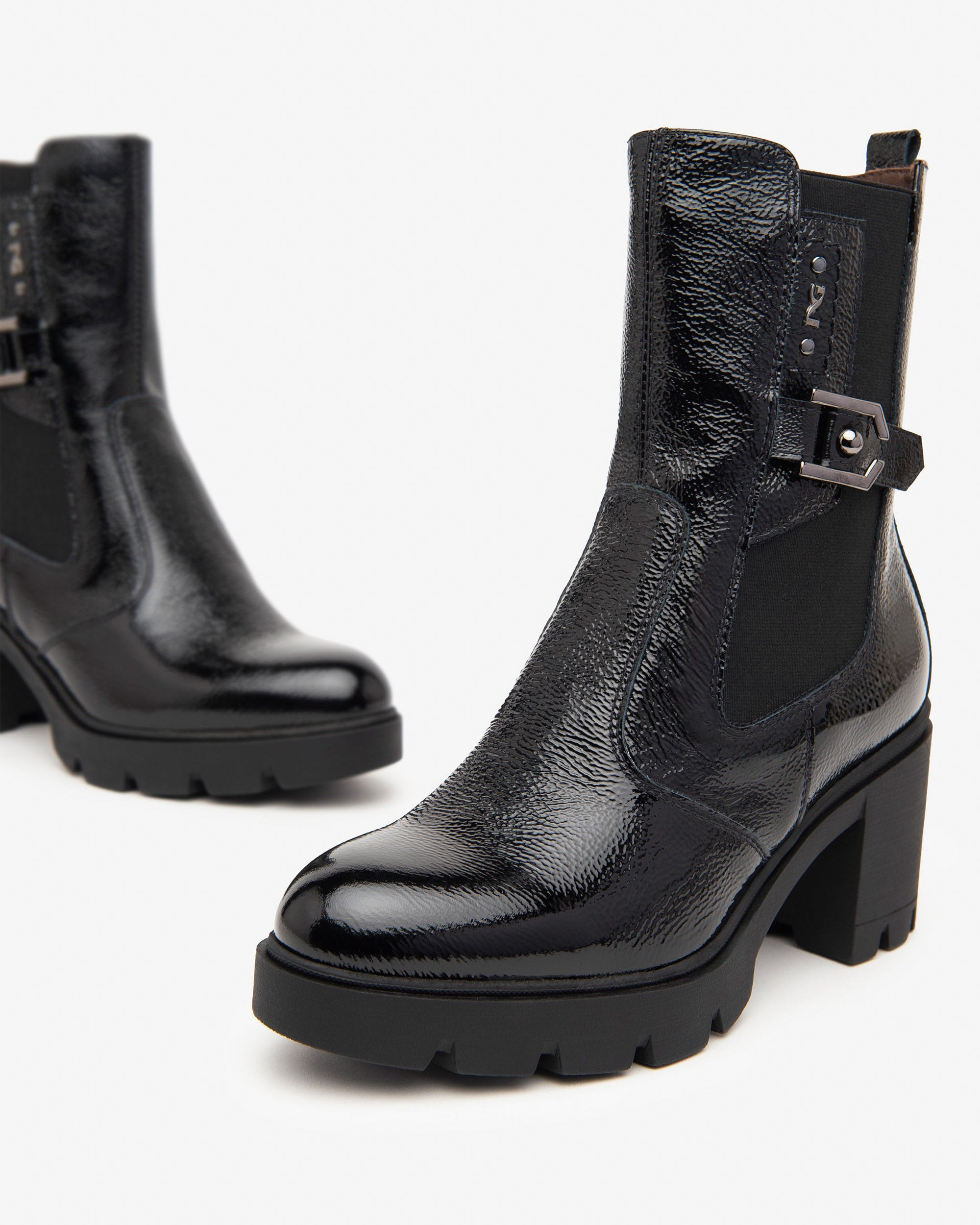 Nero Giardini Chelsea Boots Femme 38 Vernies Cuir