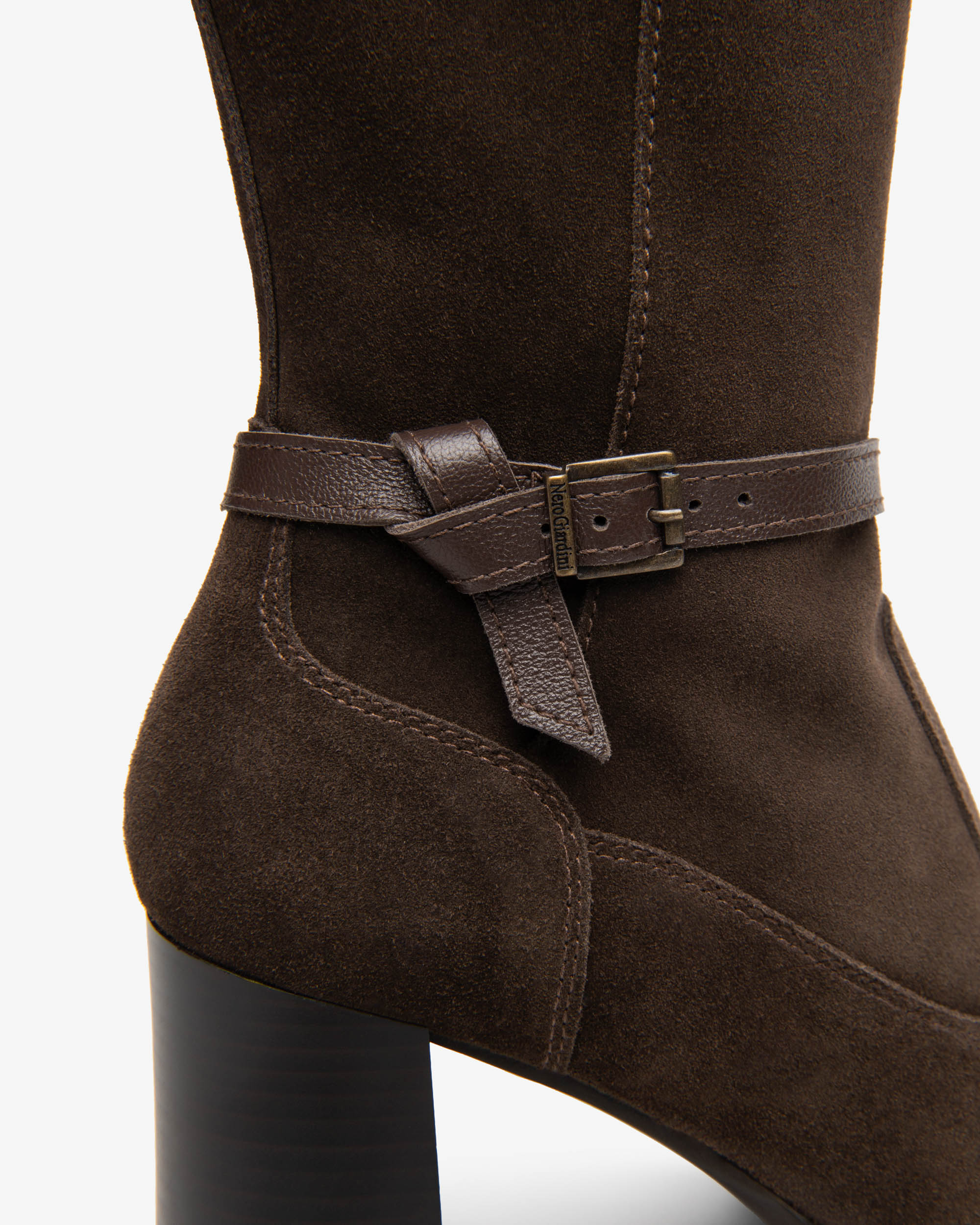 Nero Giardini Boots bottes daim talon 75 mm