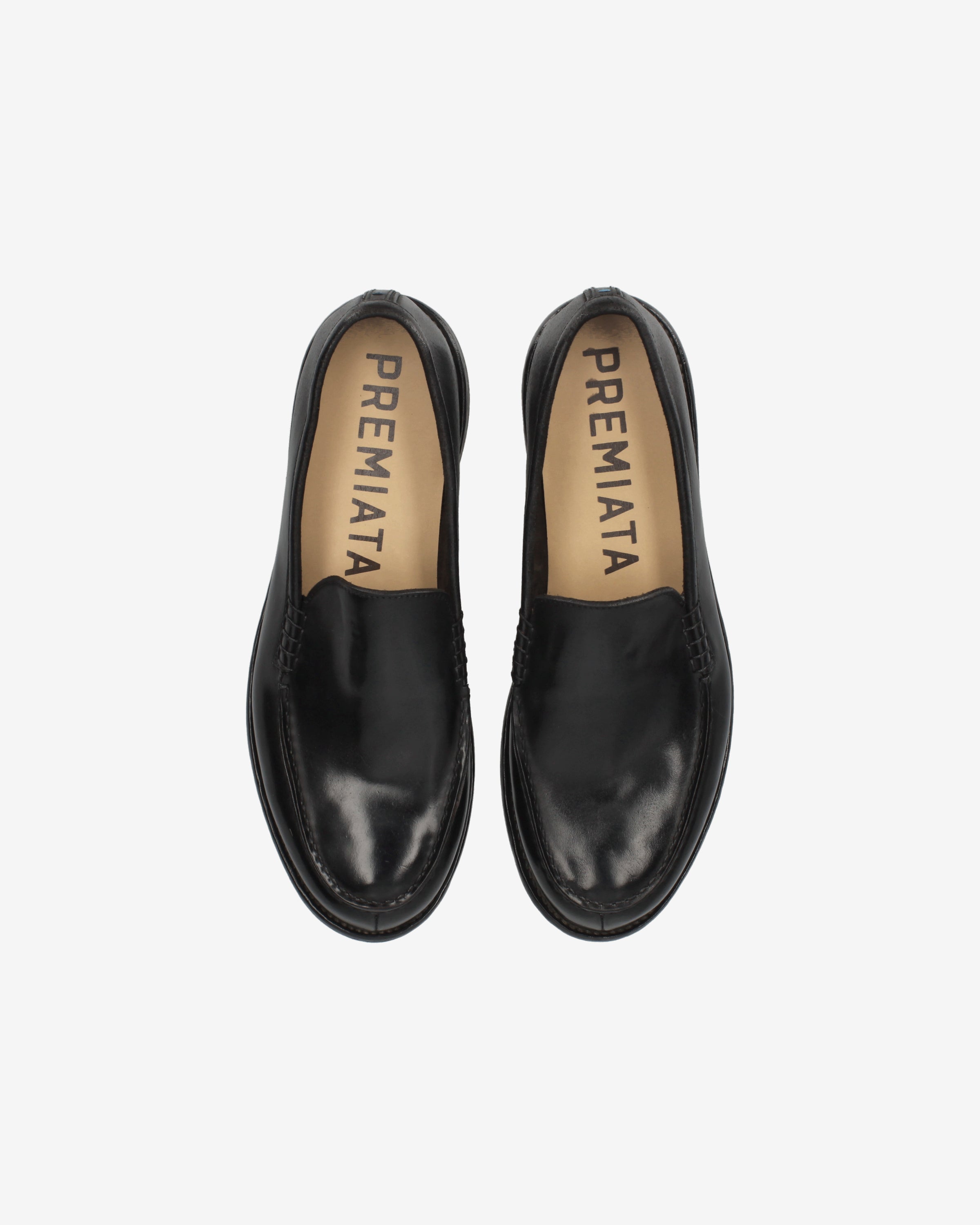 Premiata Loafers Penny mocassins cuir noir cordovan
