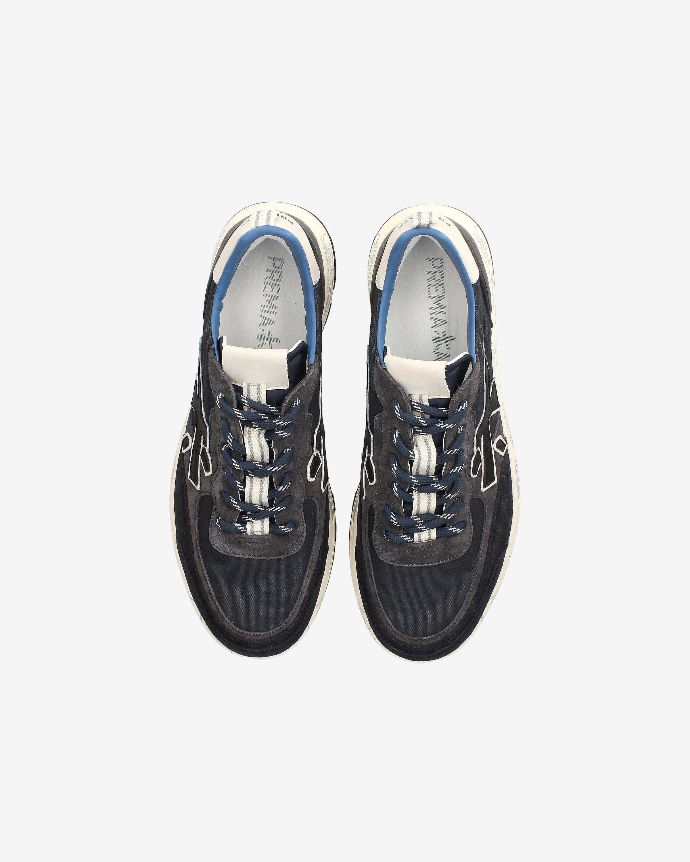 Premiata Nous 7726 sneakers homme bleu daim cuir