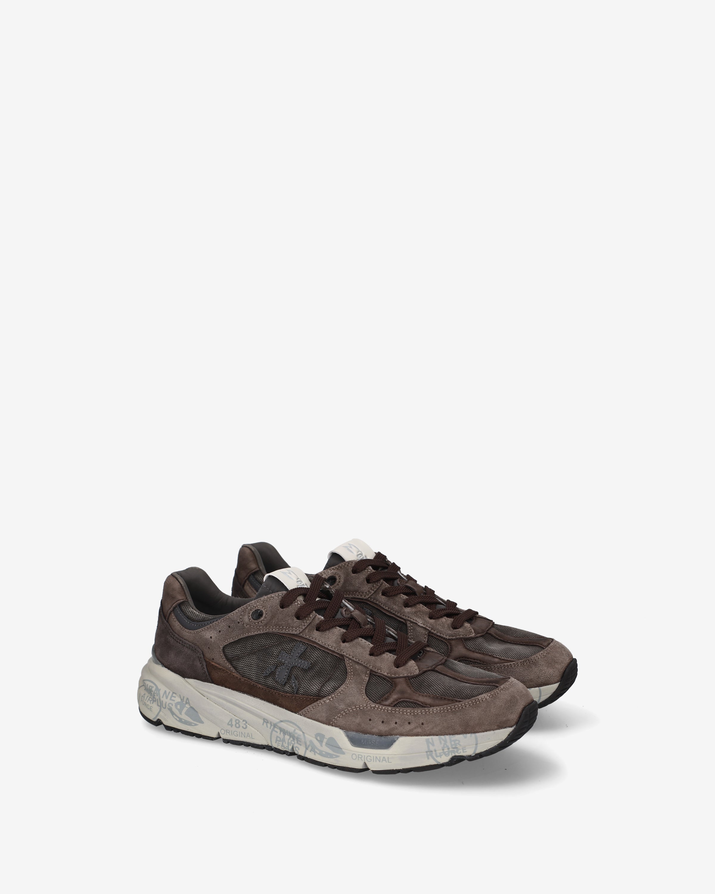 Premiata Mase25 8421 sneakers daim marron