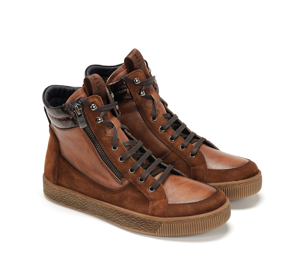 Dorking Deli D8910 Bottines Marron Femme
