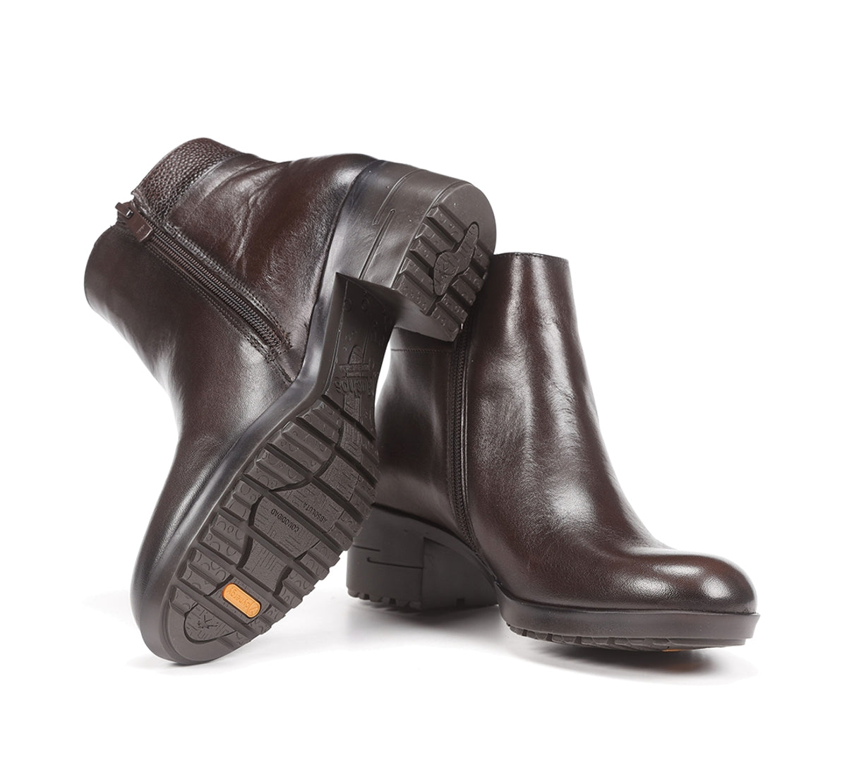 Fluchos Aliss F1367 bottine marron cuir femme