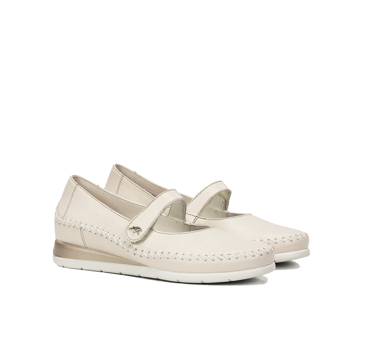 Fluchos Sella F2146 chaussures femme taupe compensée