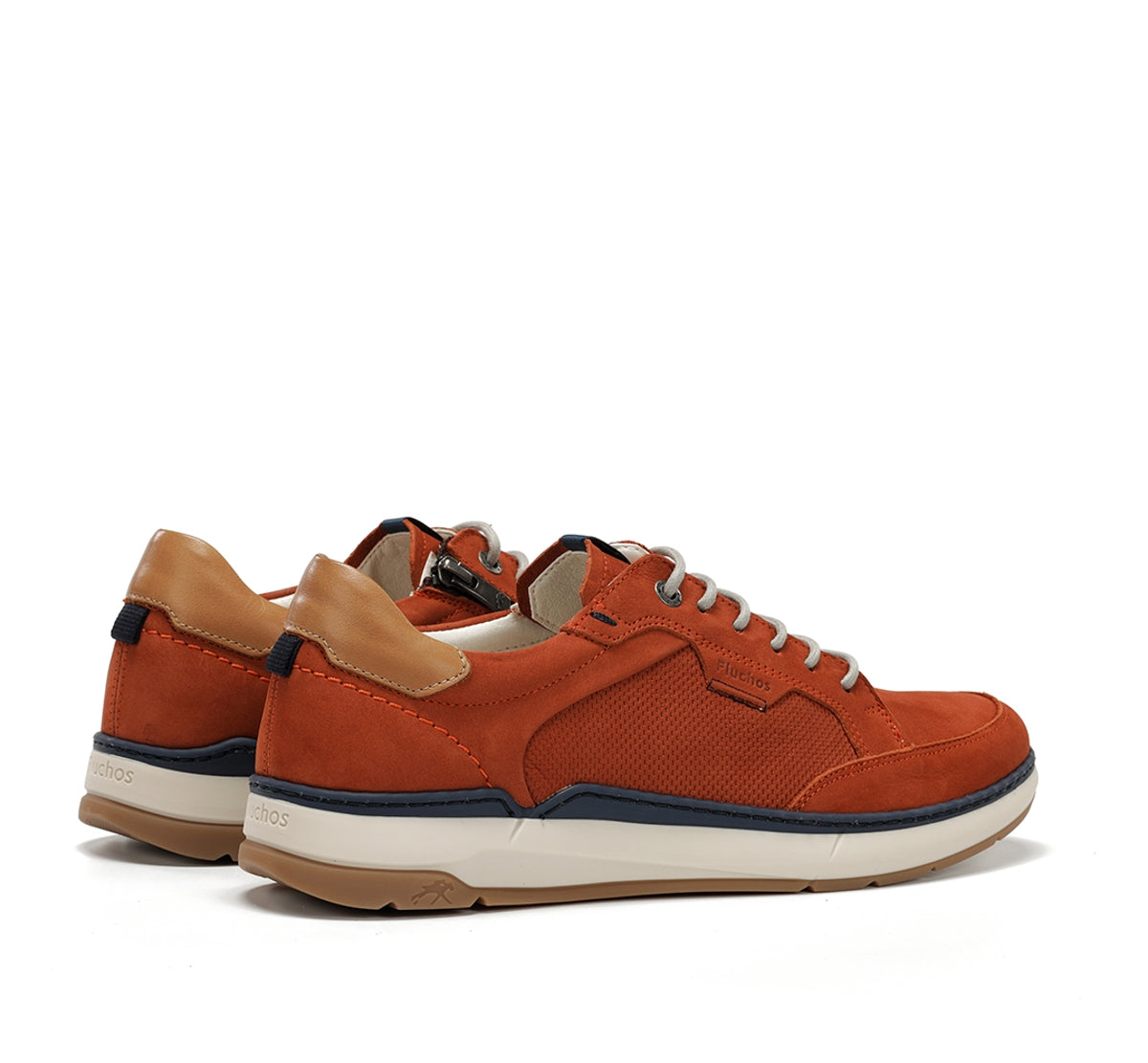 Fluchos Jeff F2211 Baskets Homme Orange Cuir