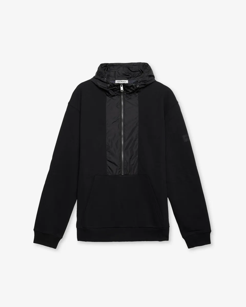 Premiata Felpa Technical Hoodie sweat homme noir capuche