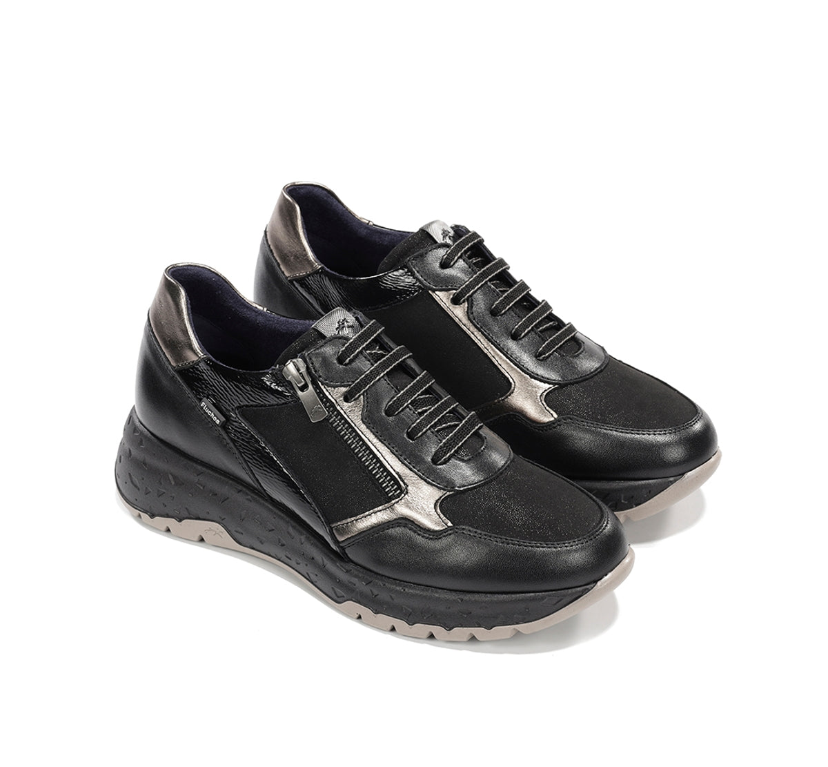 Fluchos Deportivos Nexus F2308 baskets femme noires cuir