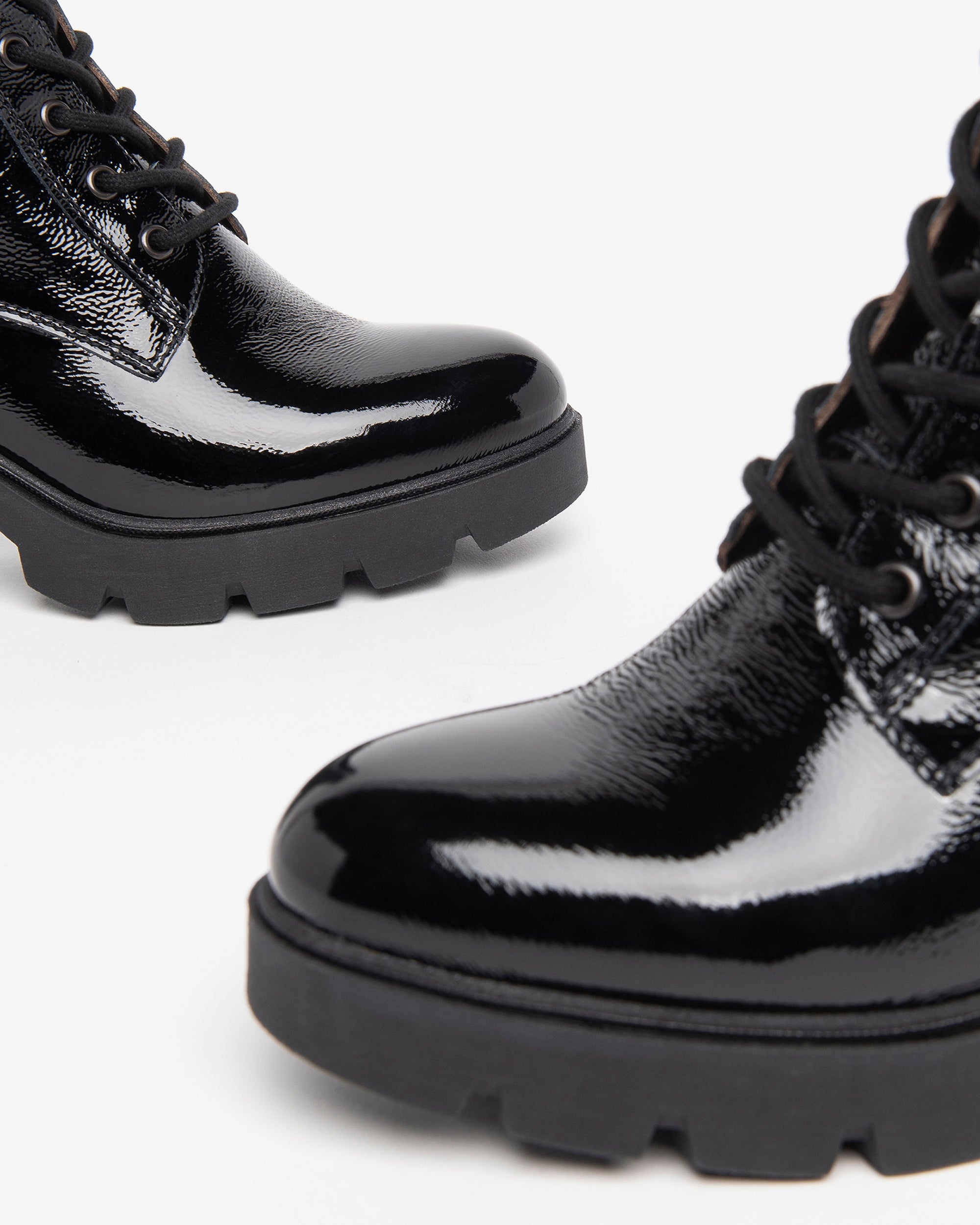 Nero Giardini Combat Boots bottines vernis femme hiver