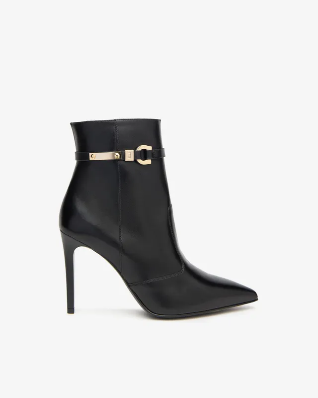 Nero Giardini Ankle Booties bottines cuir talon 95 pointure 35