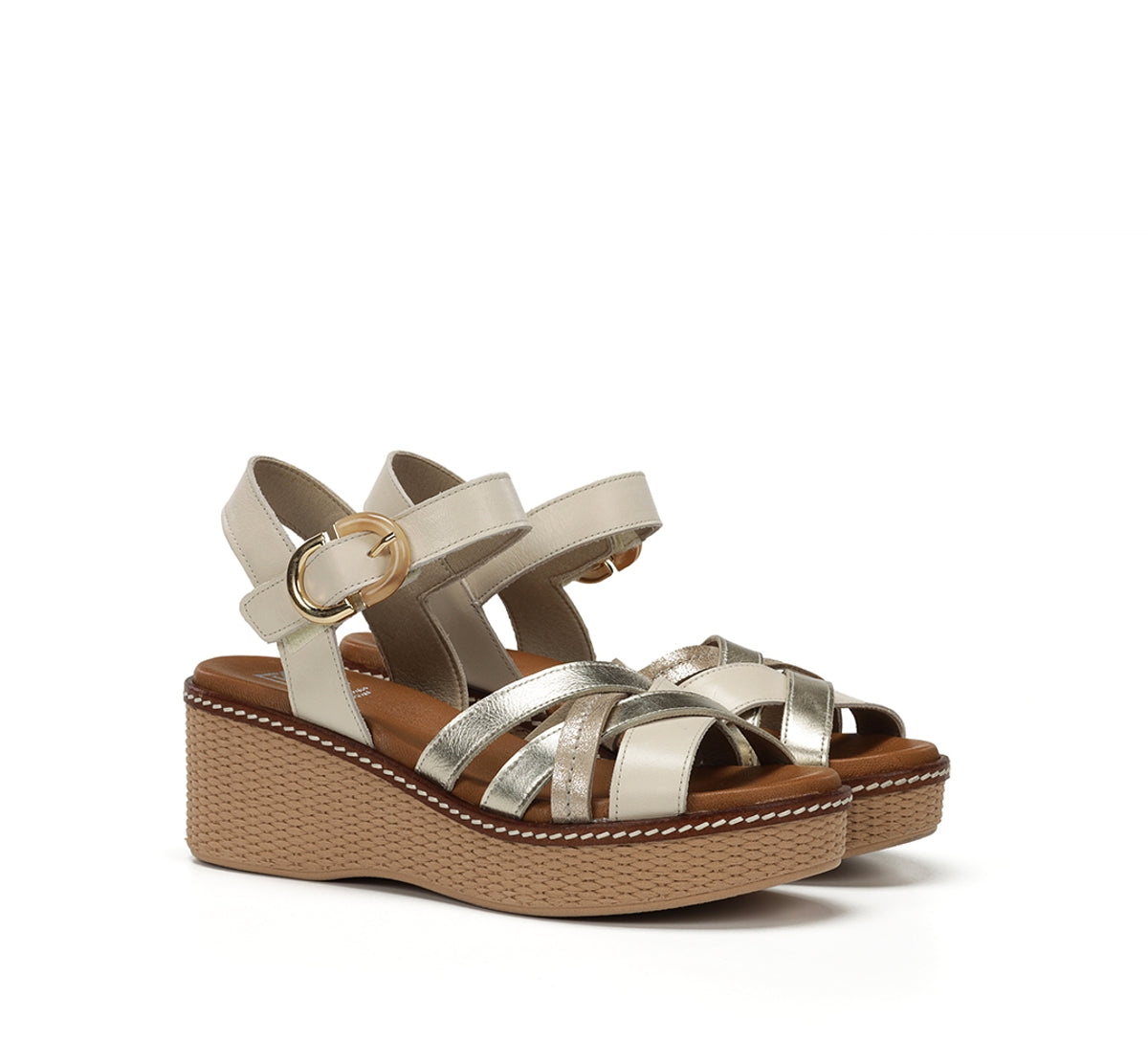 Dorking by Fluchos Nido D9639 sandales femme taupe