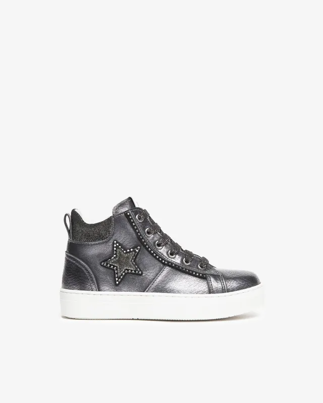 Nero Giardini Sneakers baskets fille cuir strass 31-39