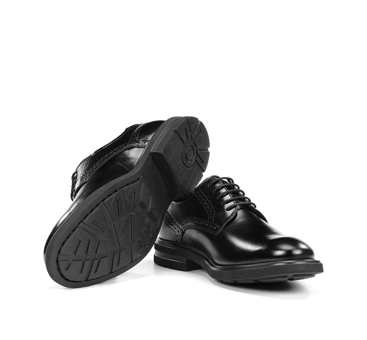 Fluchos Zapatos Belgas F0630 chaussures noires cuir