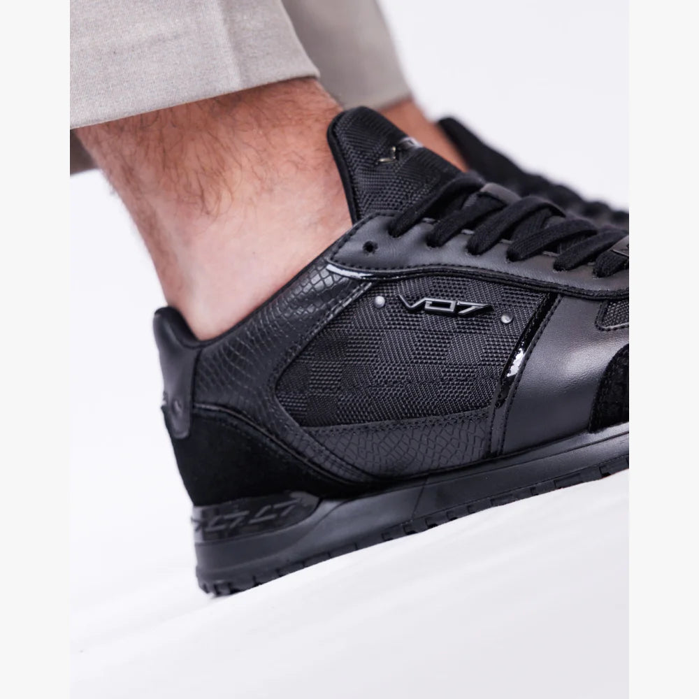 VO7 Milan Square Dark sneakers cuir noir pointure 44