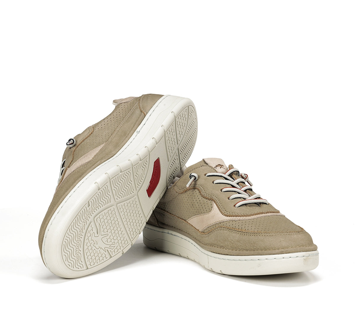 Fluchos Leo F1943 basket verte homme cuir