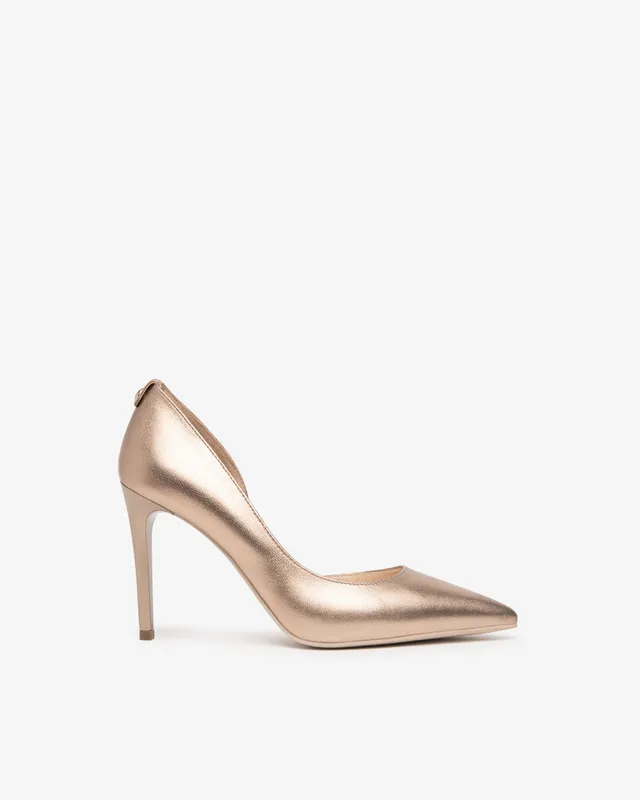 Nero Giardini Décolleté escarpins cuir noir talon 95 mm