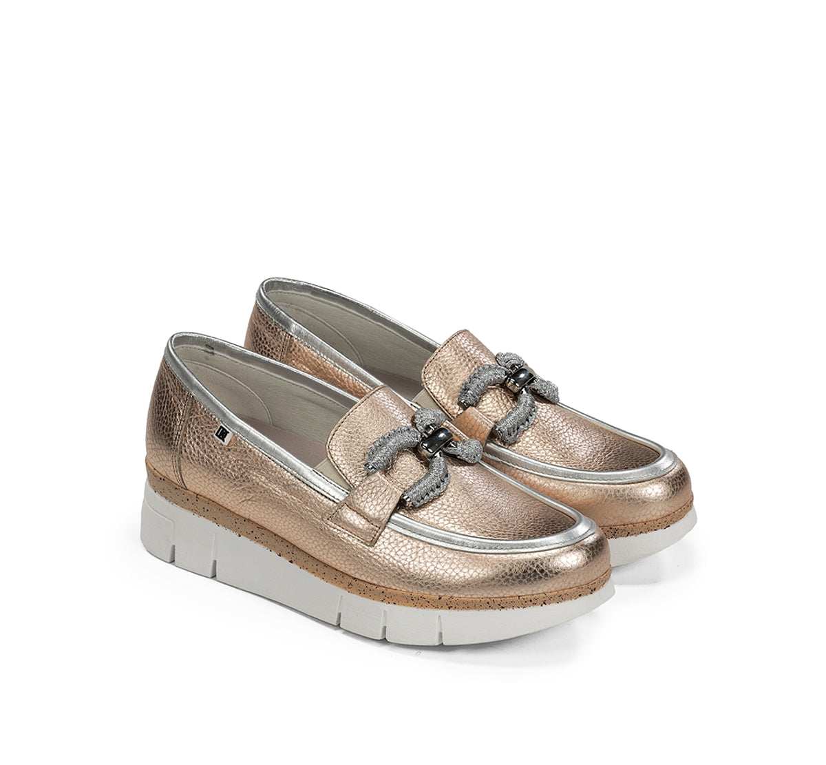 Dorking India D9298 mocassins femme doré