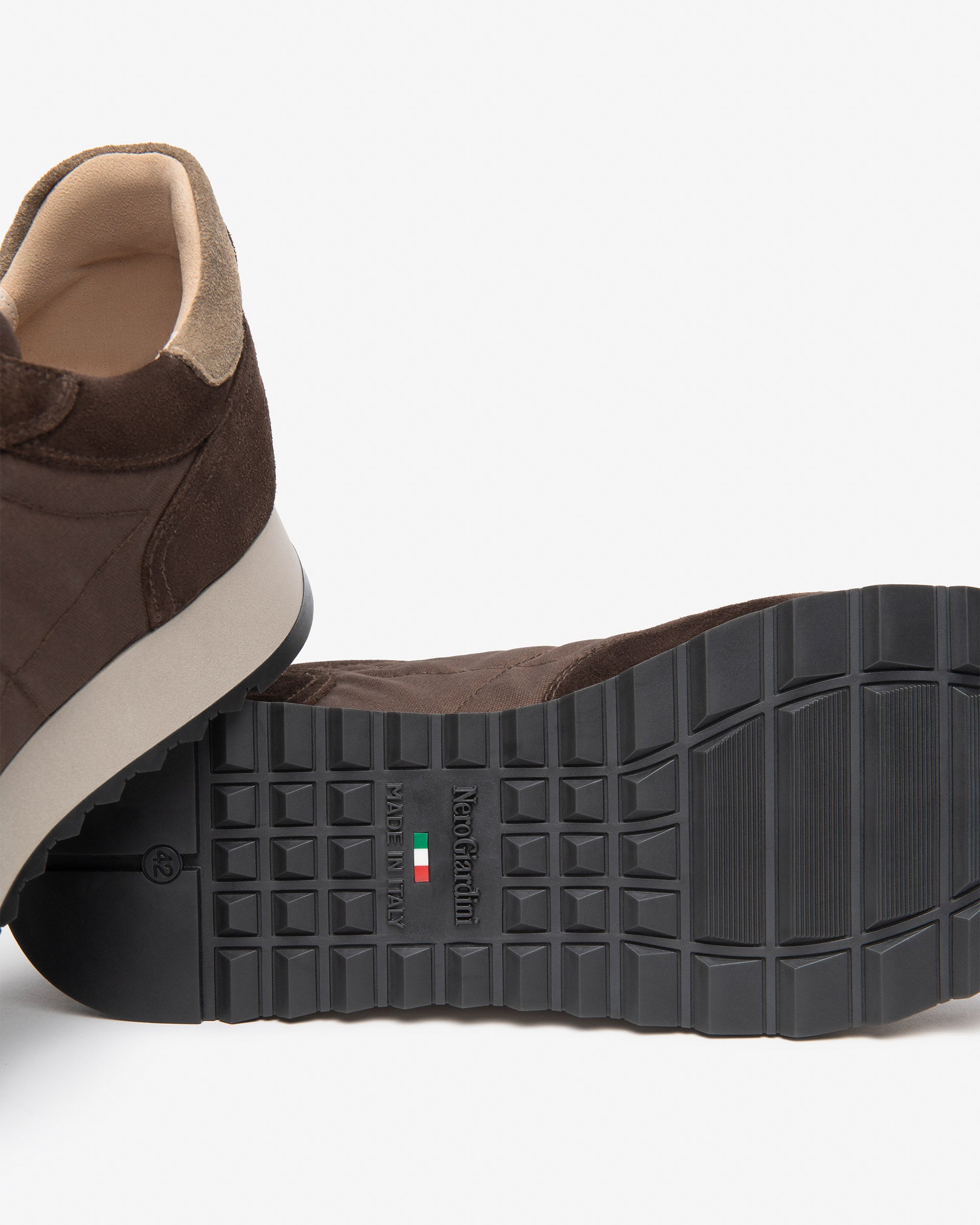 Nero Giardini Sneakers suédé toile homme pointure 43