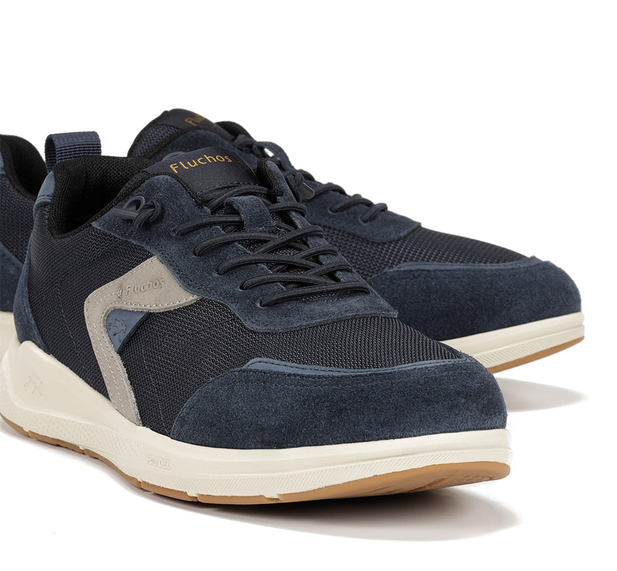 Fluchos Trento F2442 basket bleue homme cuir