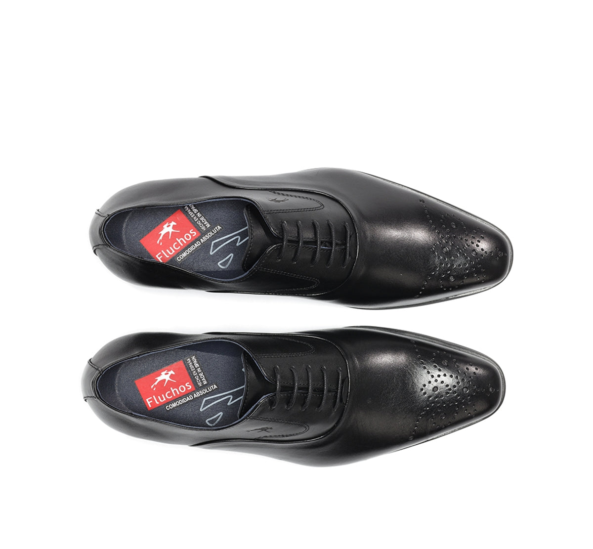 Fluchos Cesar F0404 chaussure homme noire cuir