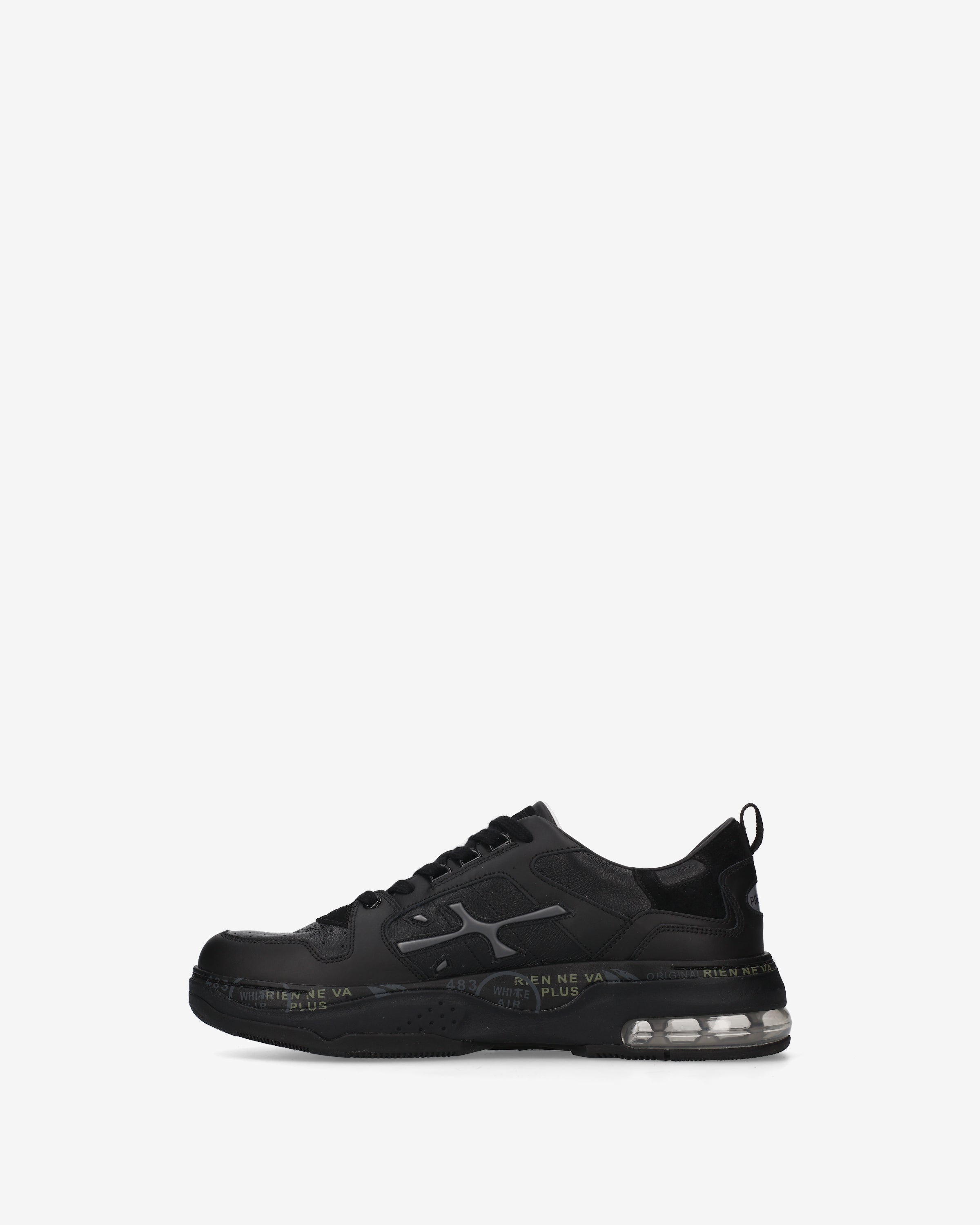 Premiata Drake 525 sneakers cuir noir homme