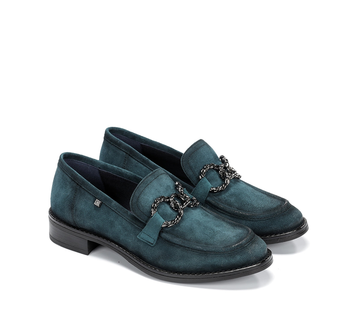 Dorking by Fluchos Harvard D9117 mocassins femme bleus