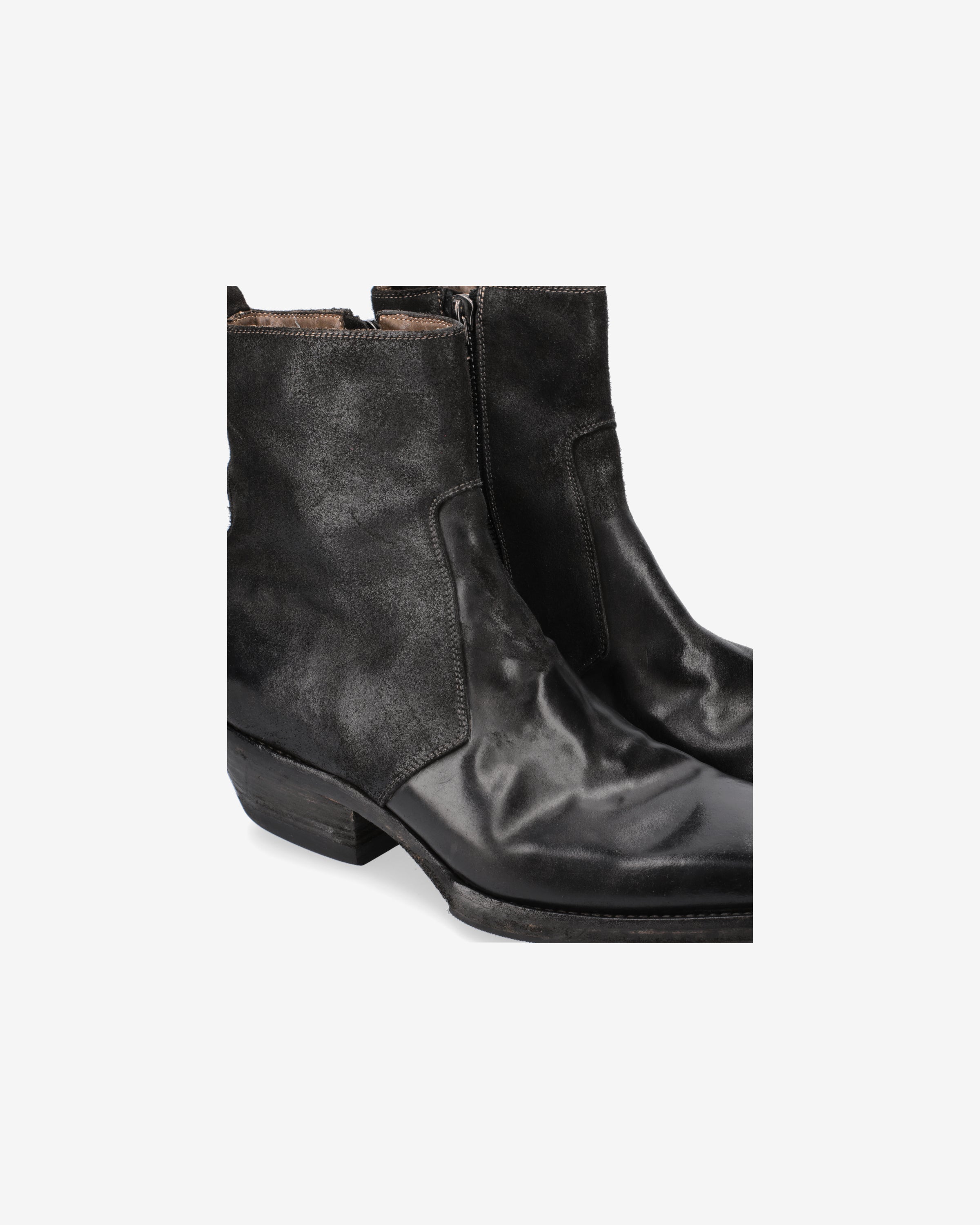 Premiata Boots bottines cordovan noir homme cuir