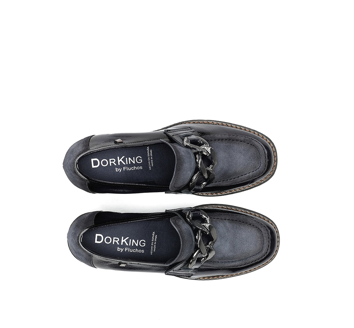 Dorking Oprah D9193 mocassin femme bleu