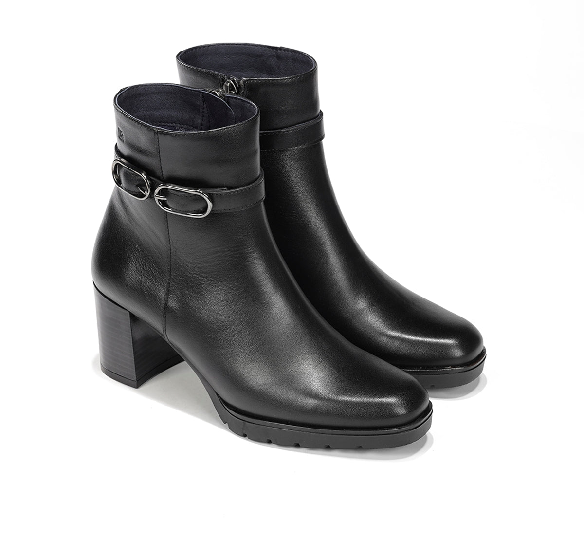 Dorking Sesma D9809 bottines femme noires talon haut