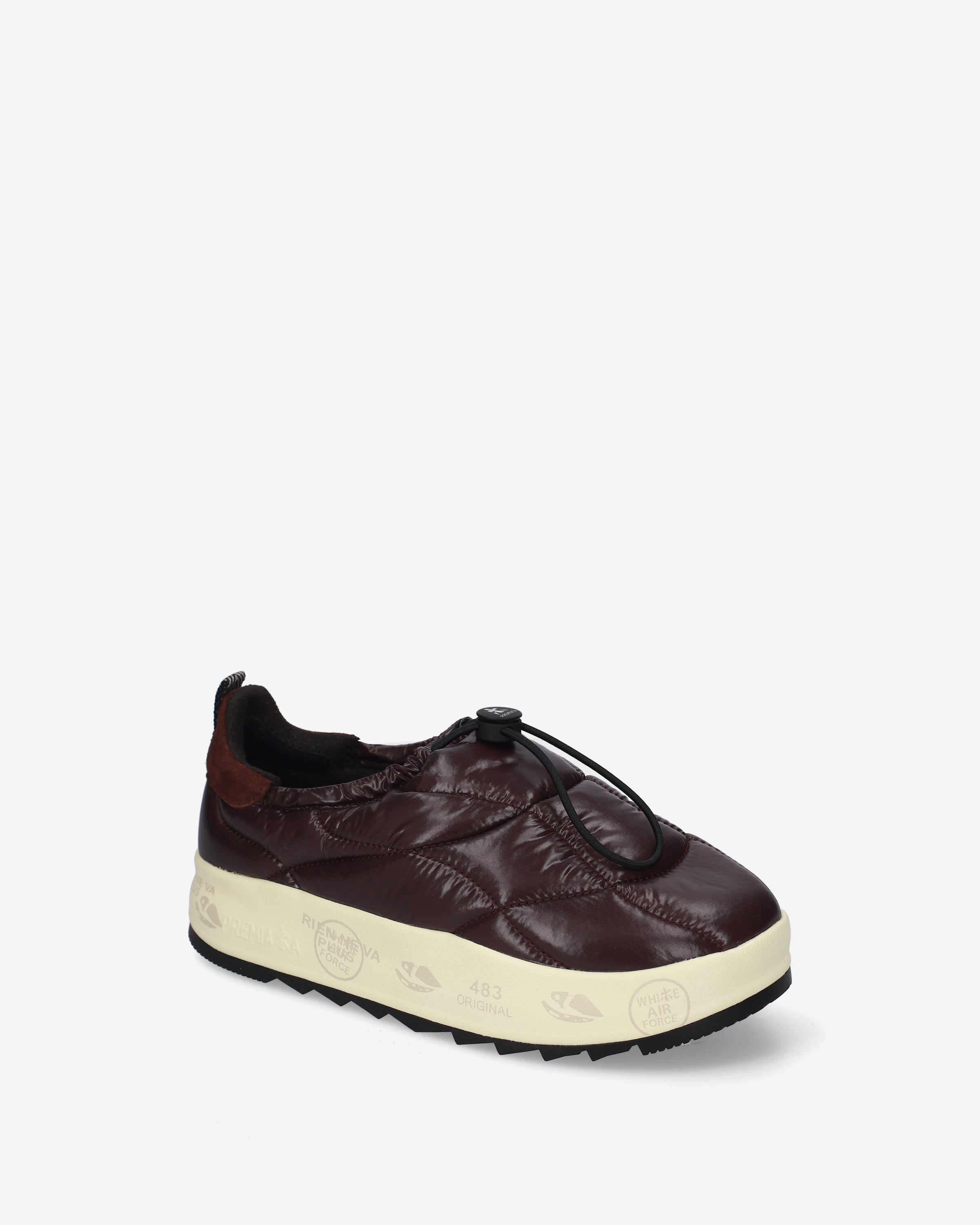 Premiata Puffyd 8681 sneakers femme bordeaux plateforme