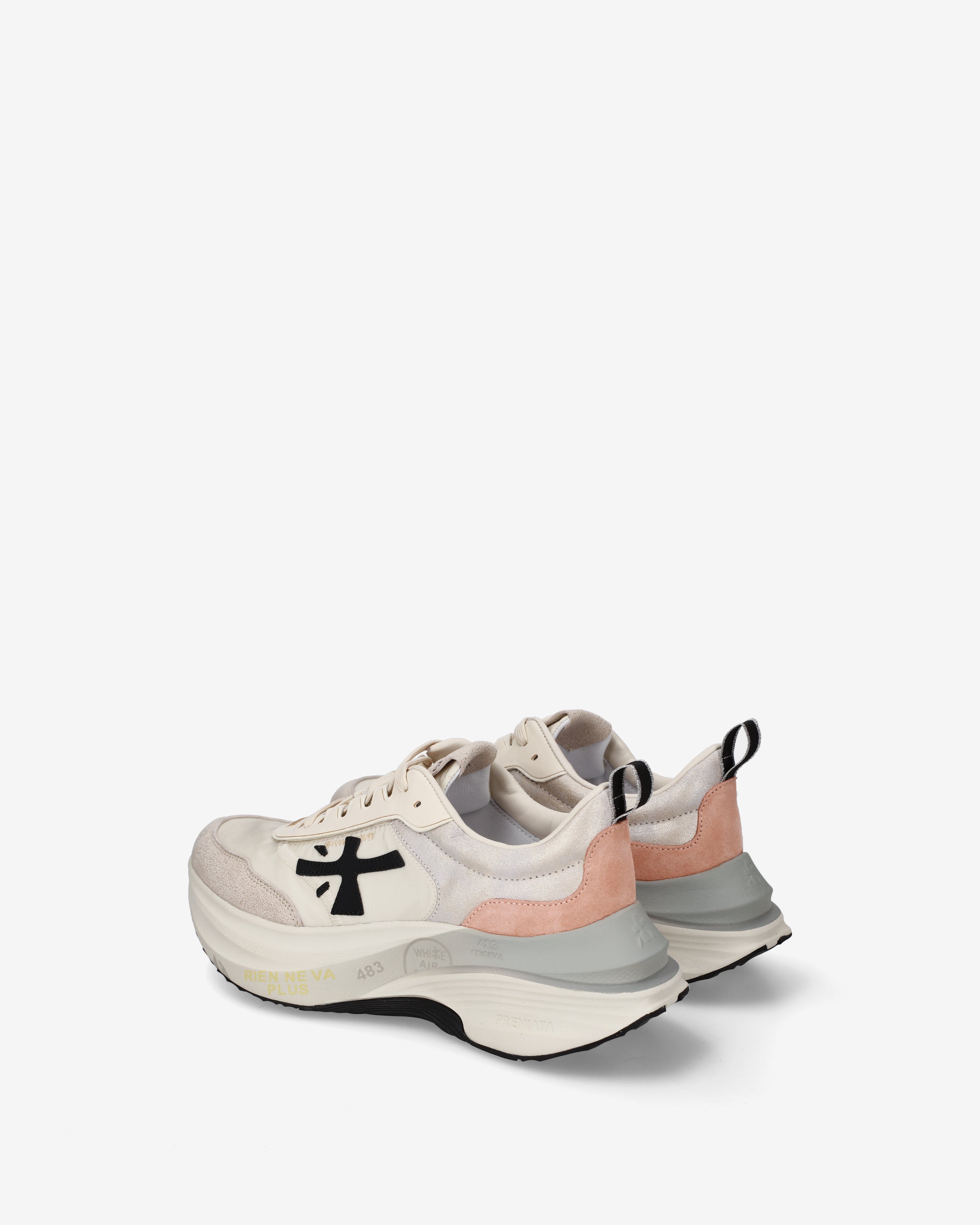 Premiata Hill 8522 sneakers femme blanc rose