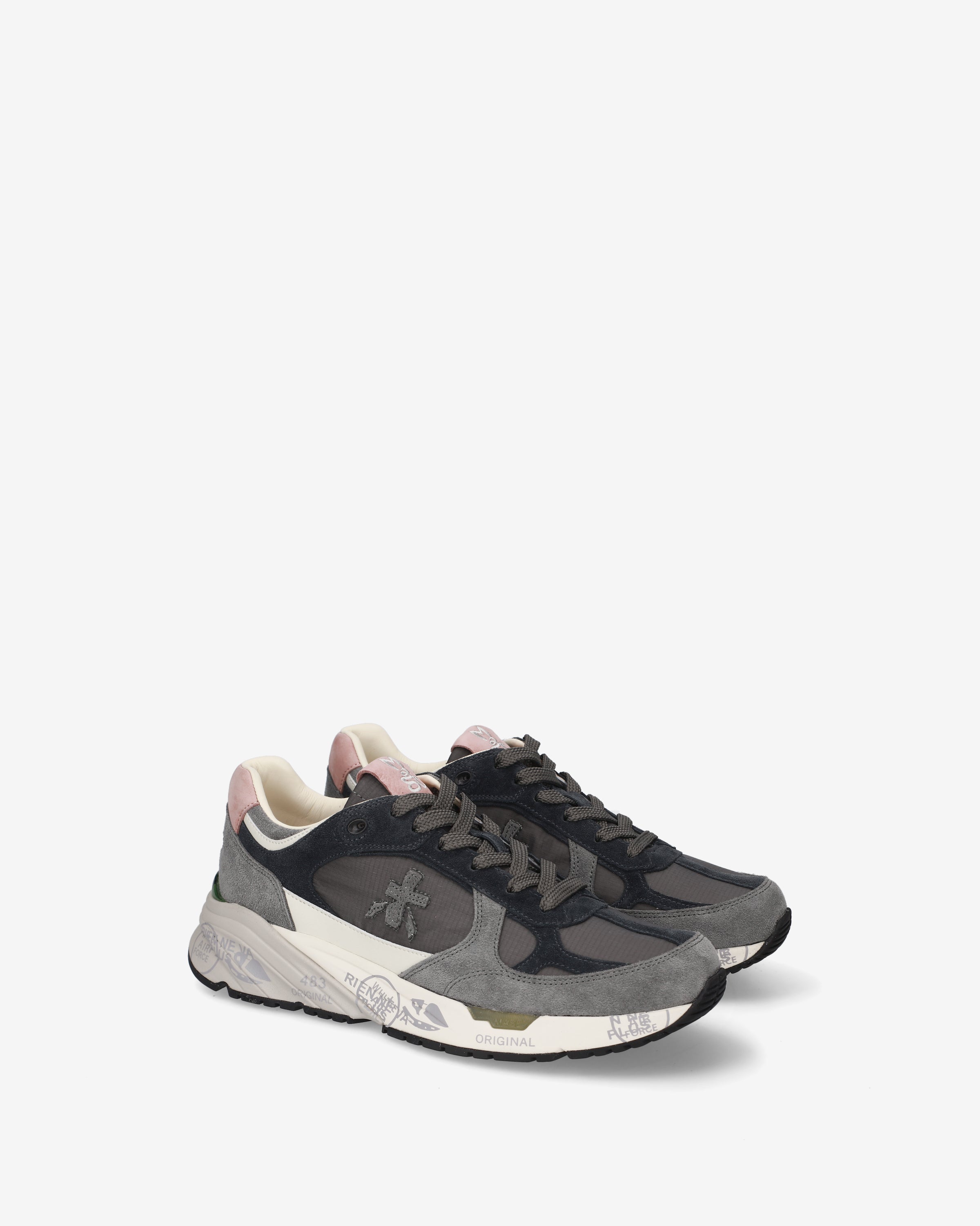 Premiata Sneakers Mased 8513 baskets gris rose 38