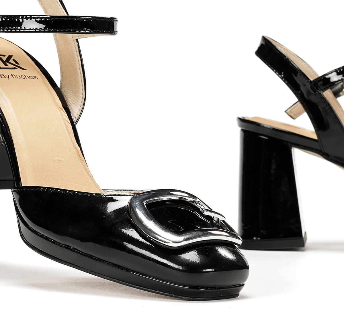 Fluchos Dorking Karla D9264 sandales noir talon