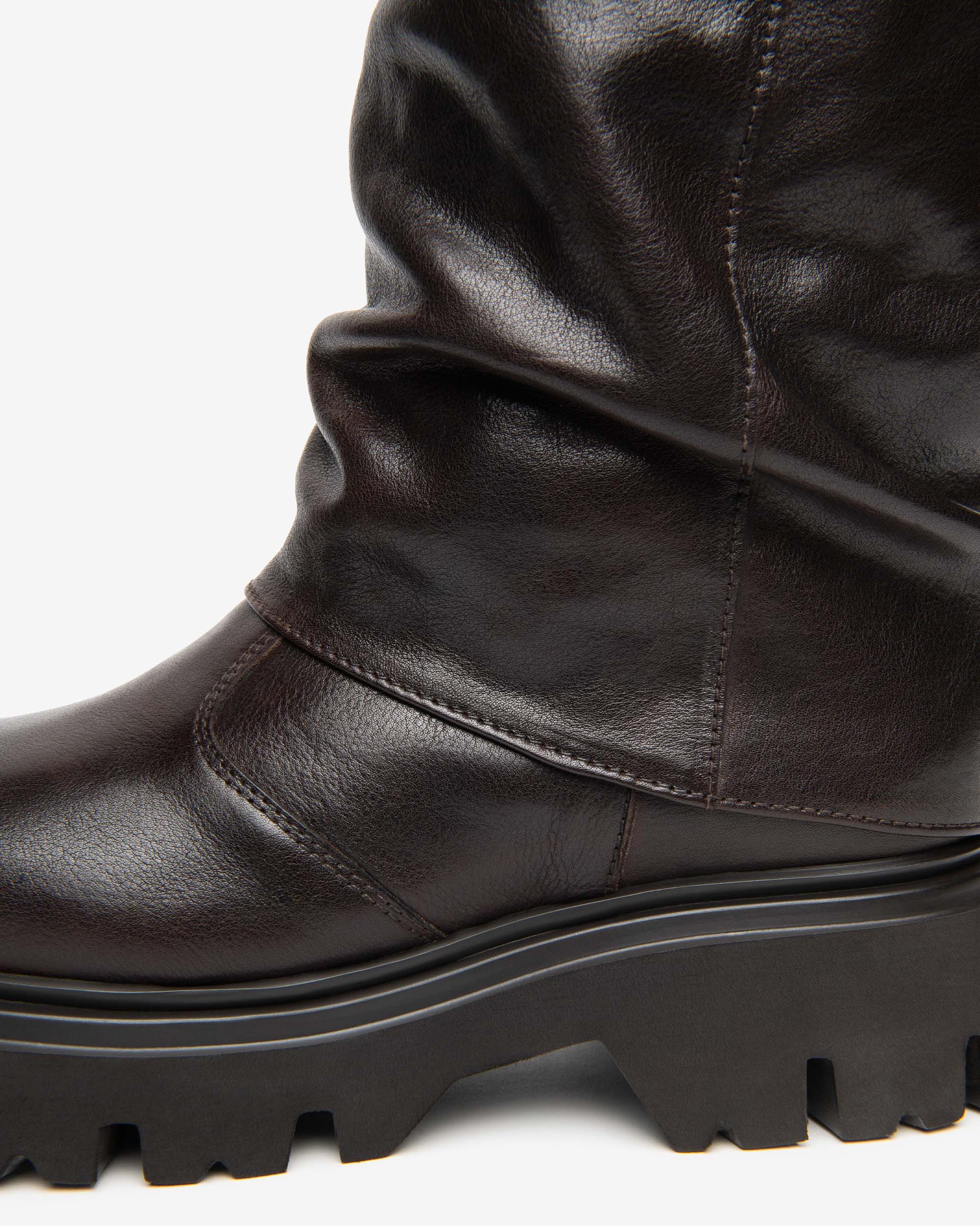Nero Giardini Boots cuir femme bottes talon 55 mm