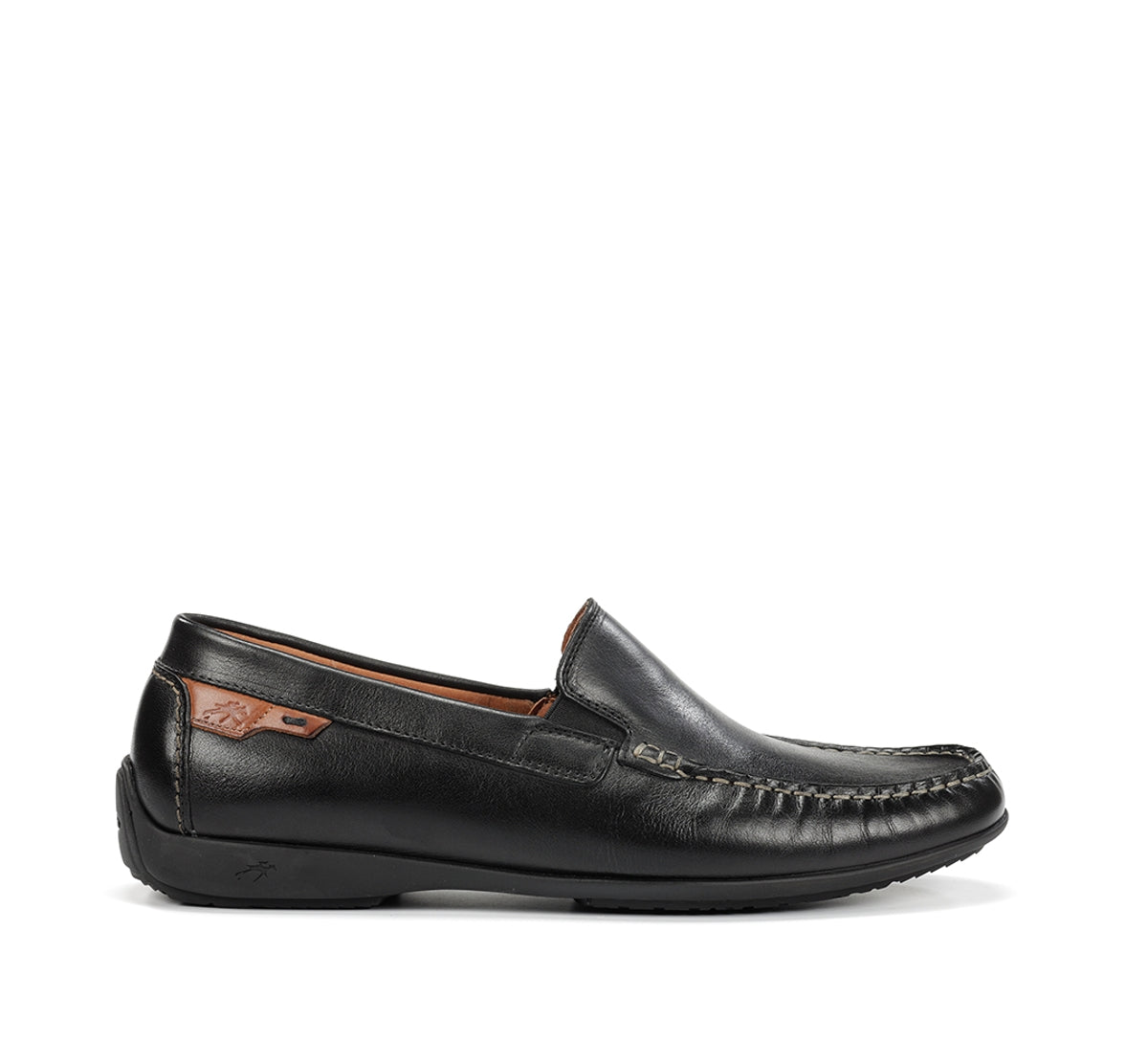 Fluchos Samoa F2208 mocassin noir homme cuir