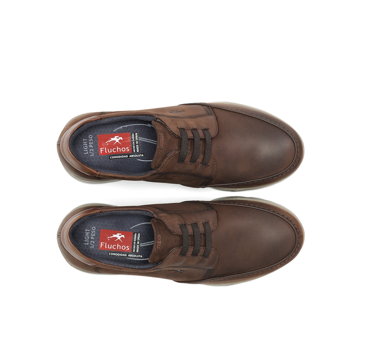 Fluchos Zapatos DARYL F1459 chaussures ville marron homme