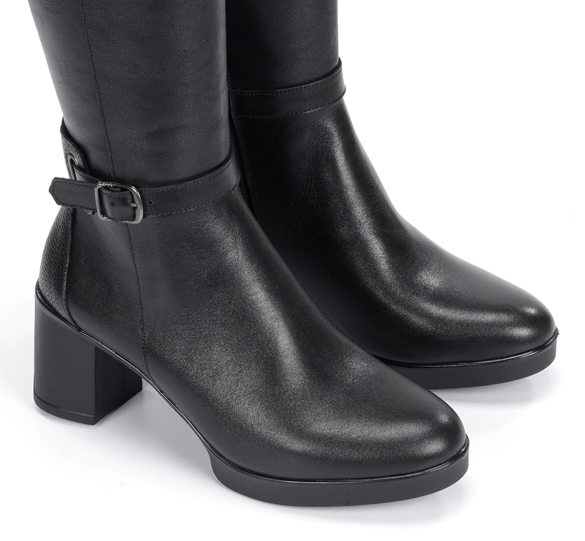 Dorking Elite D9420 botte femme noir cuir