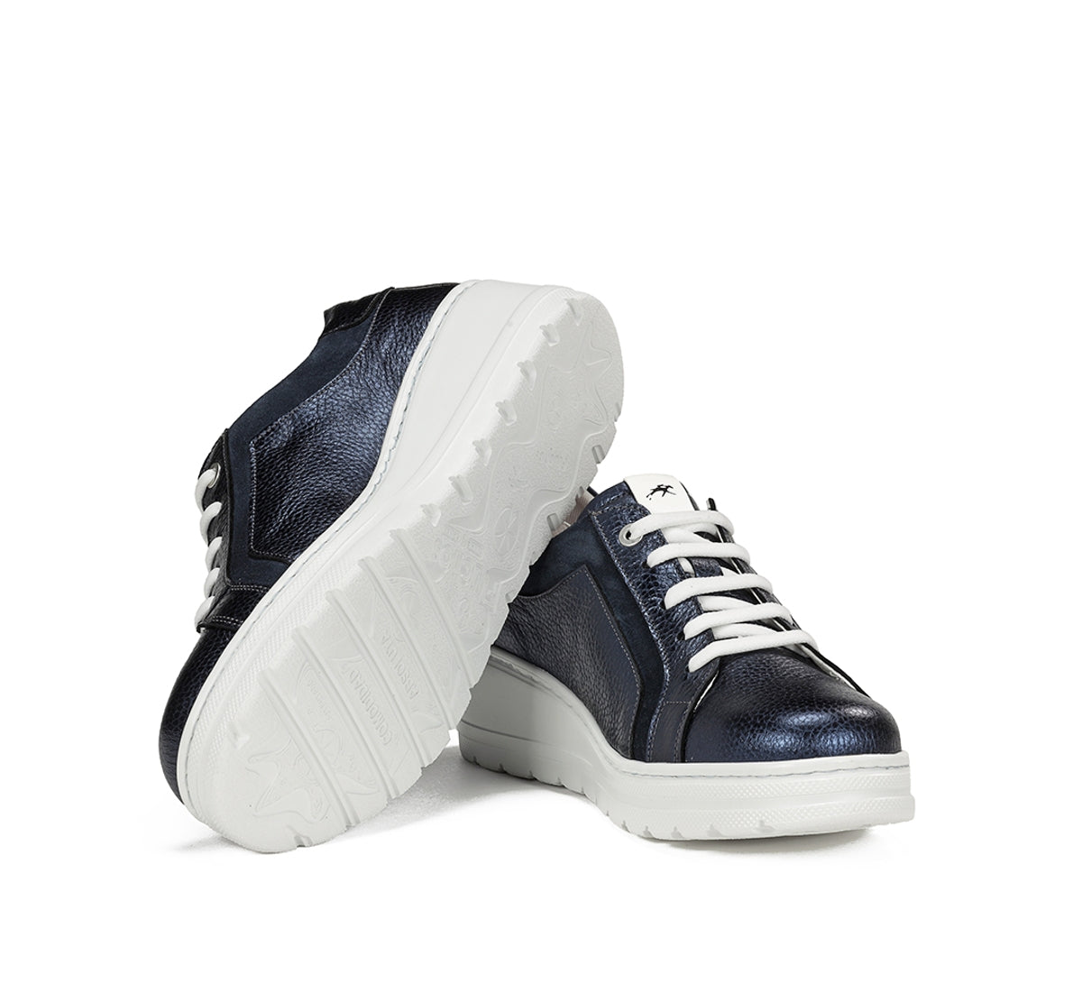 Fluchos Aqua F1997 basket bleue femme compensée