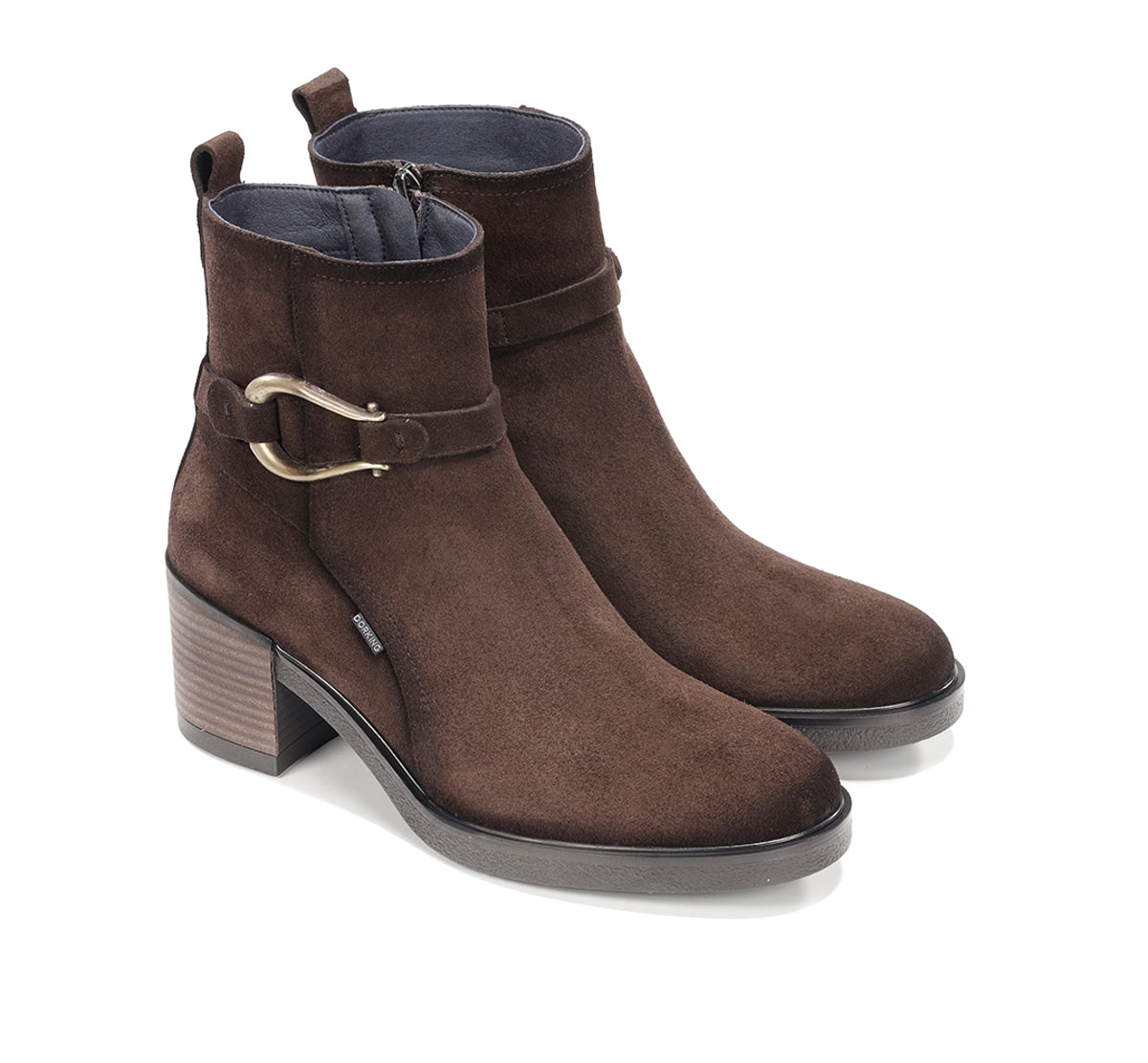 Dorking Aroma D9754 bottines femme marron cuir