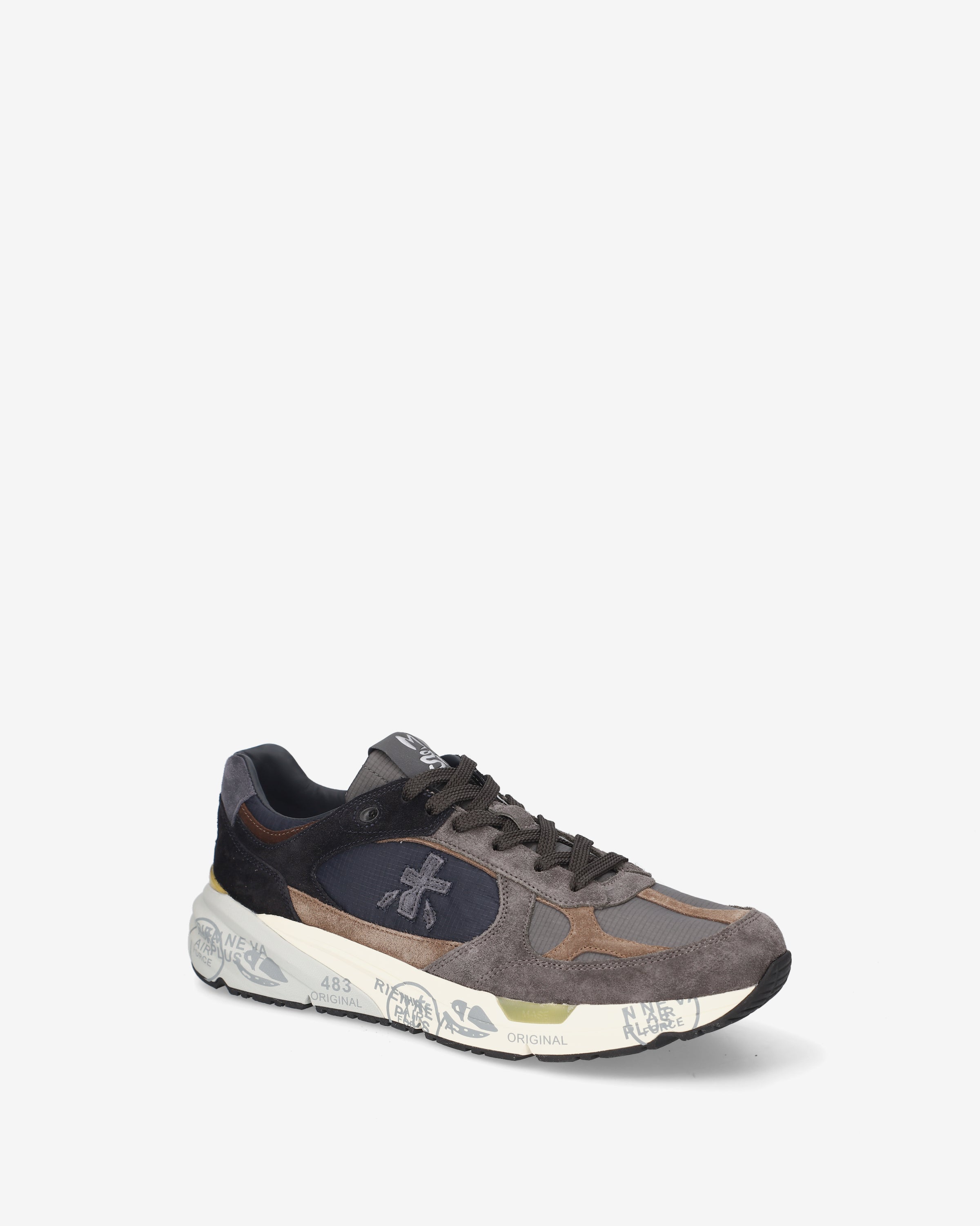 Premiata Mase25 8426 sneakers gris bleu daim