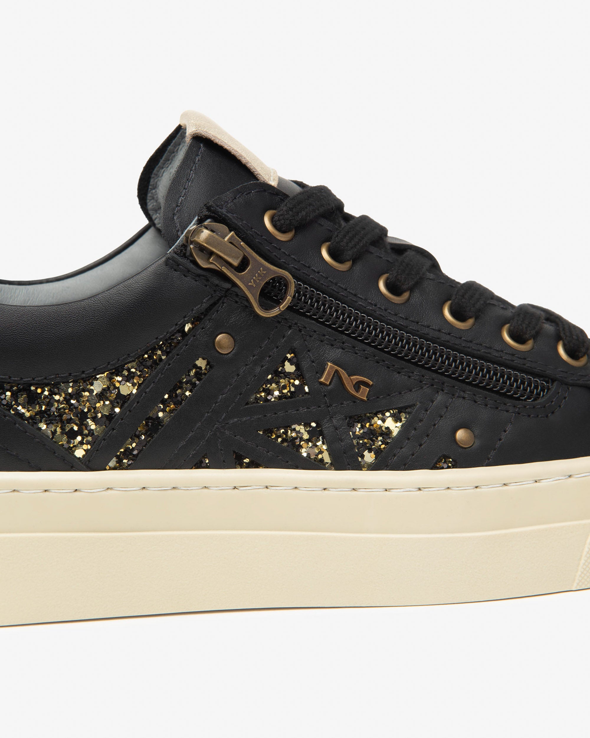 Nero Giardini Sneakers cuir tissu femme 38