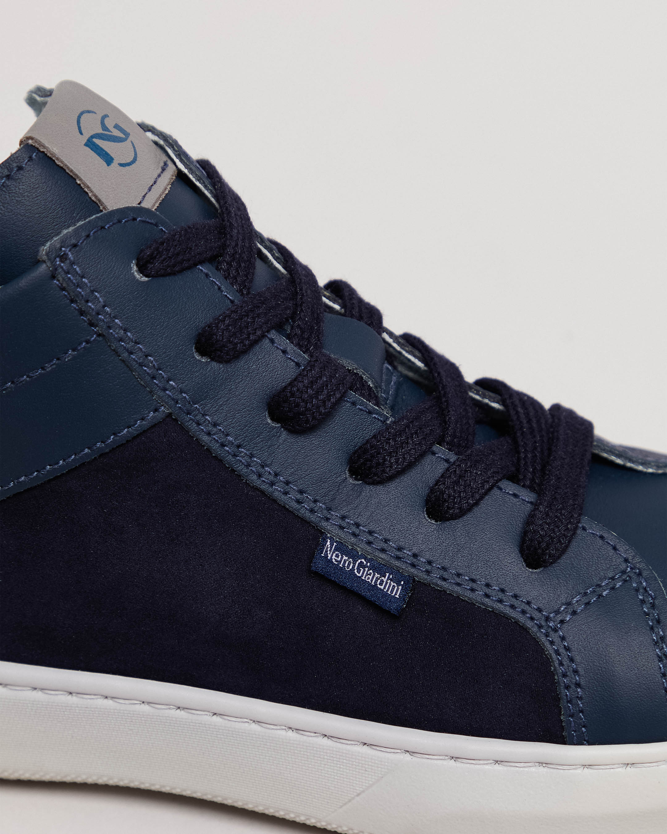 Nero Giardini Sneakers baskets cuir ado garçon