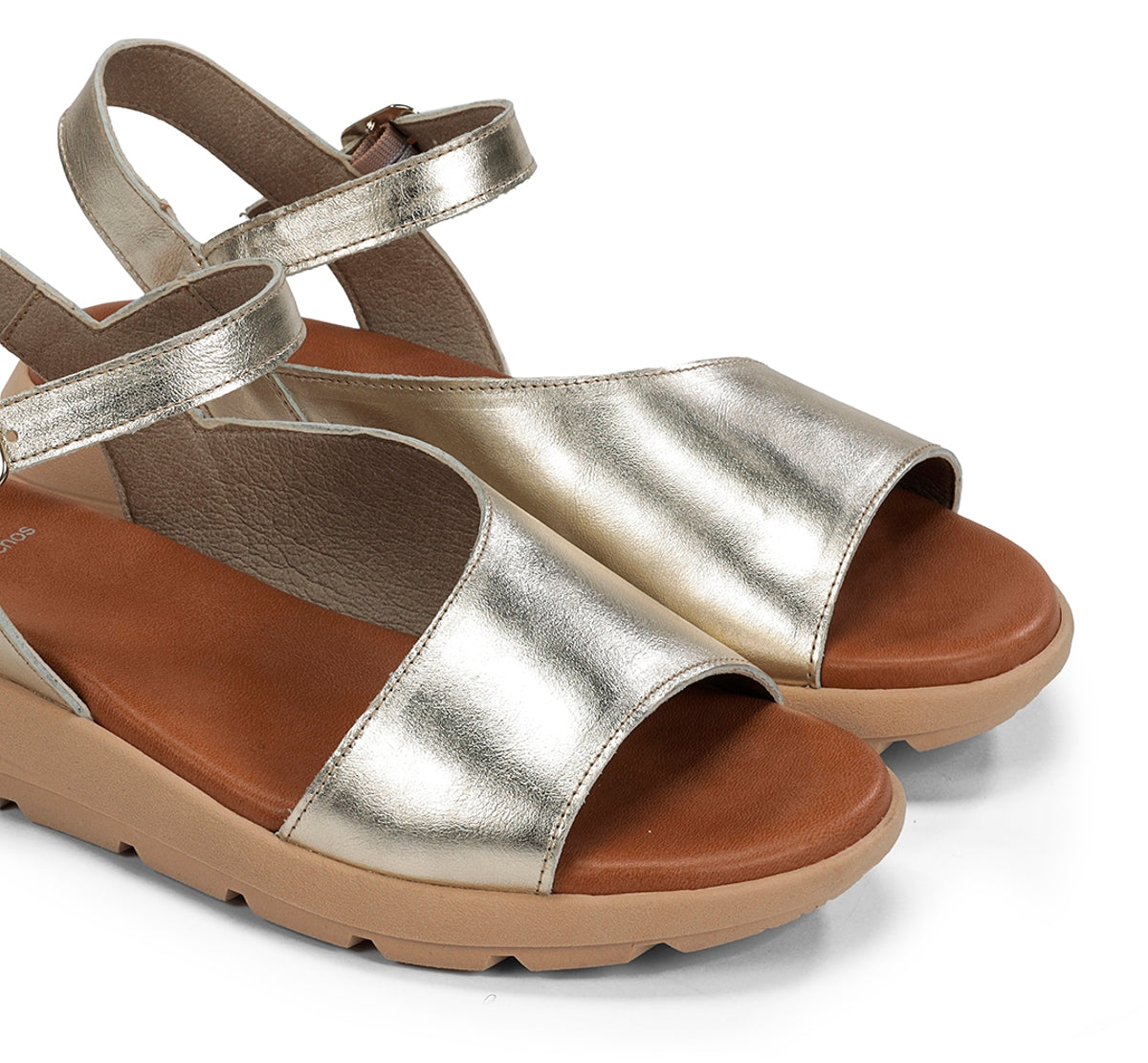 Dorking Gandia D9463 sandales doré femme boucle