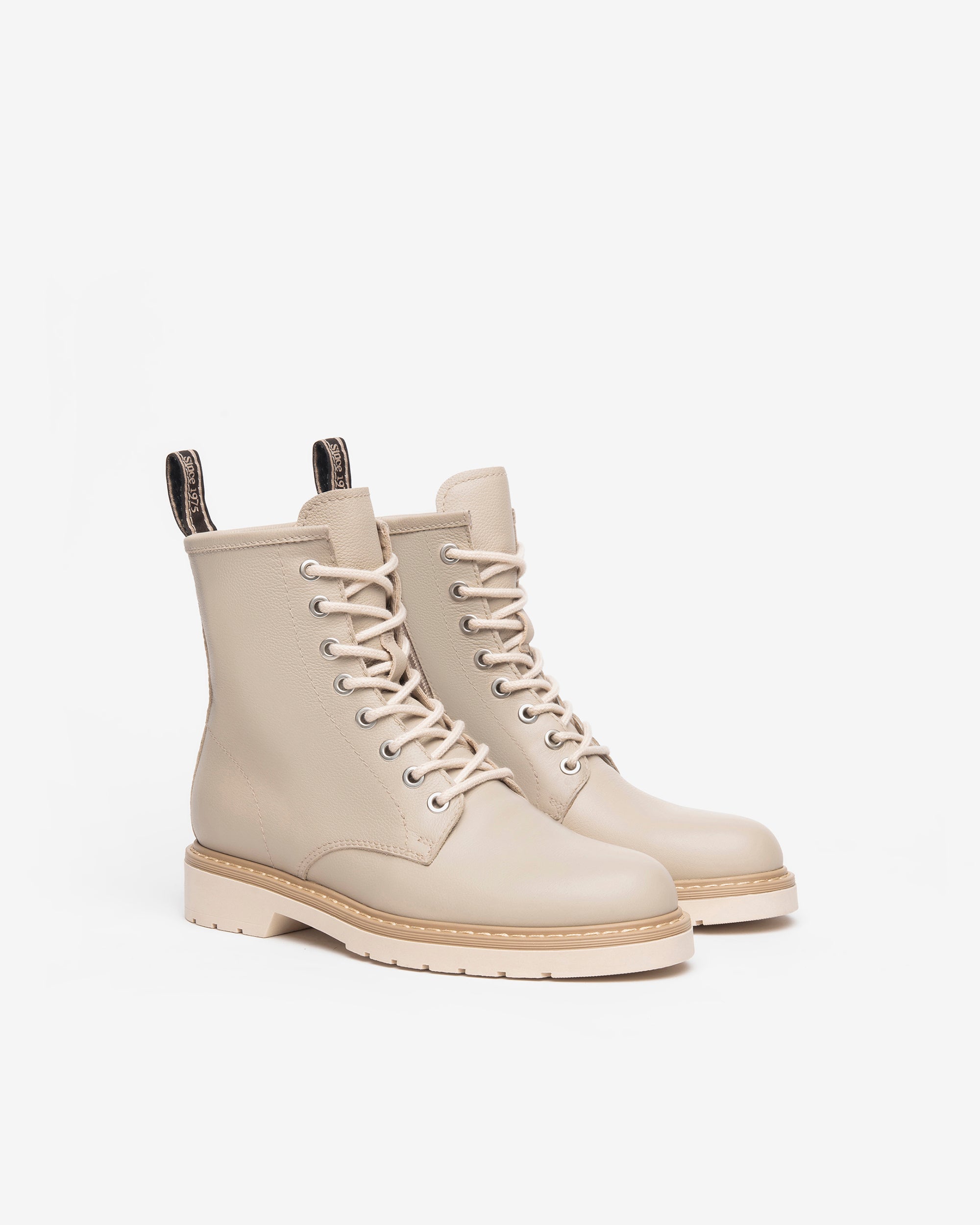 Nero Giardini Combat Boots rangers cuir verni femme