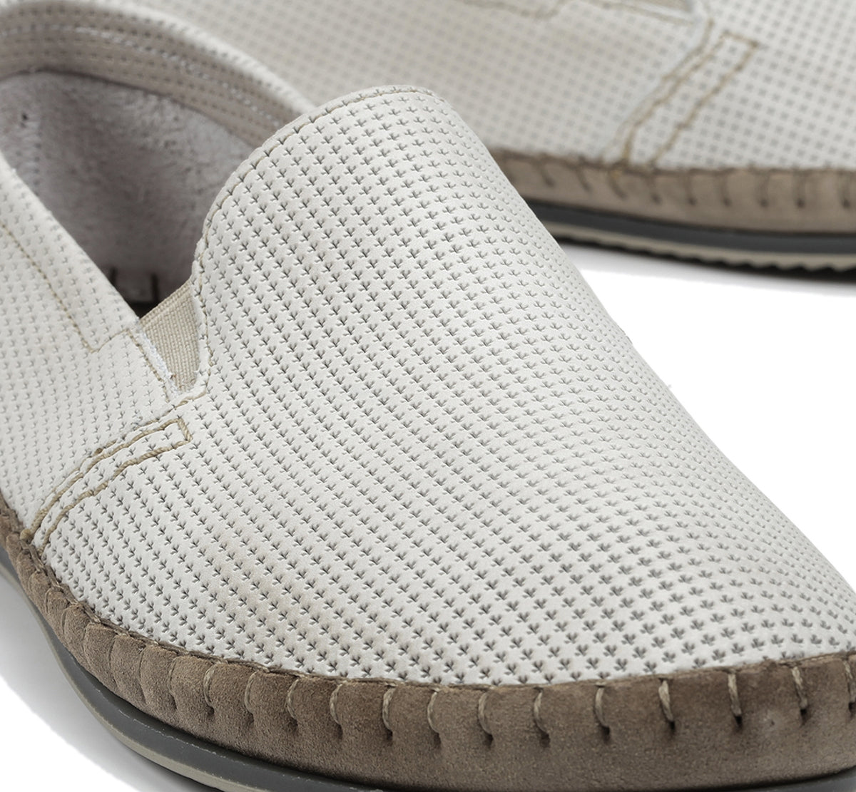Fluchos Bahamas 8674 mocassins homme blanc